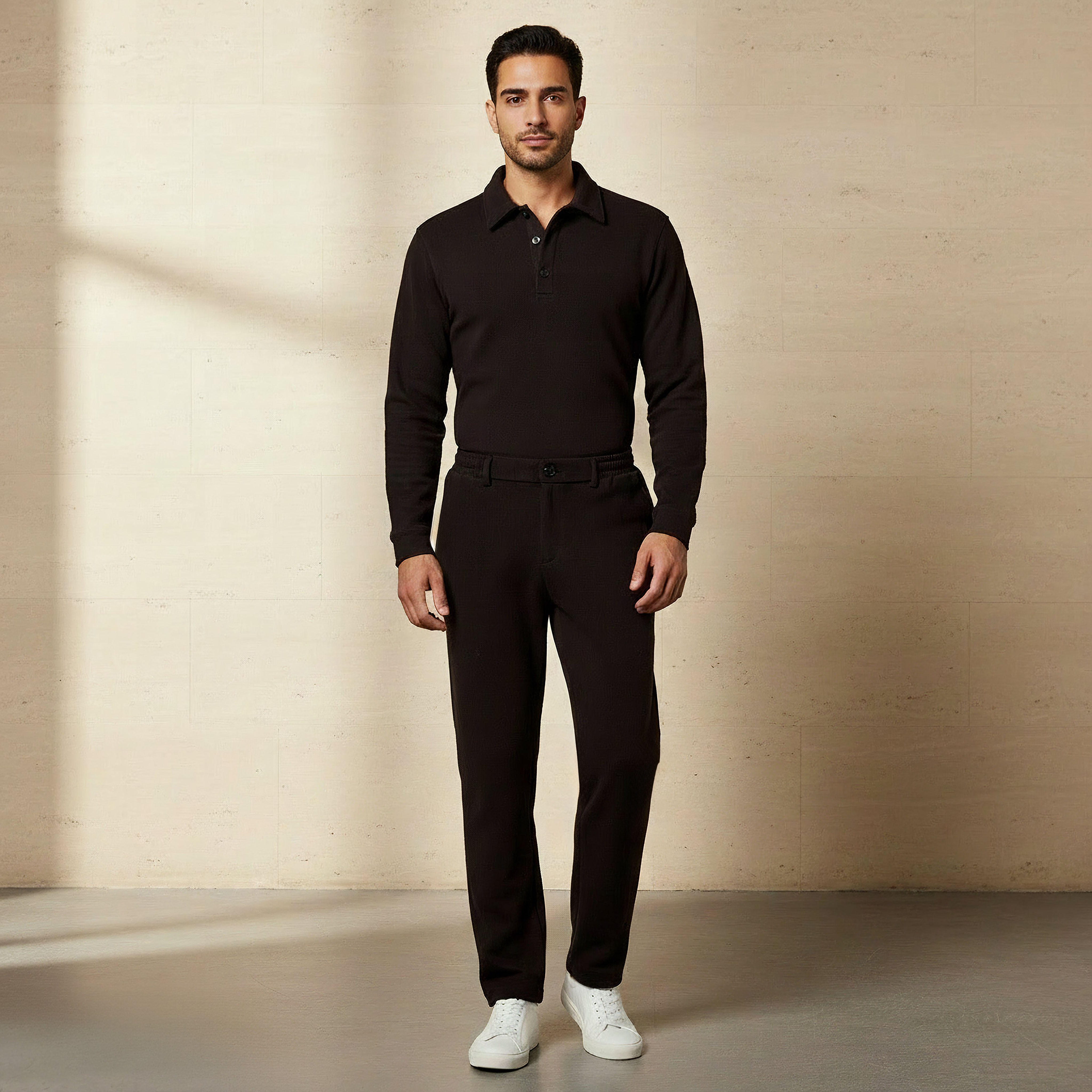 بنطلون رجالي بقصة عادية من آيكونيك-men-clothing-coordsets-image-4