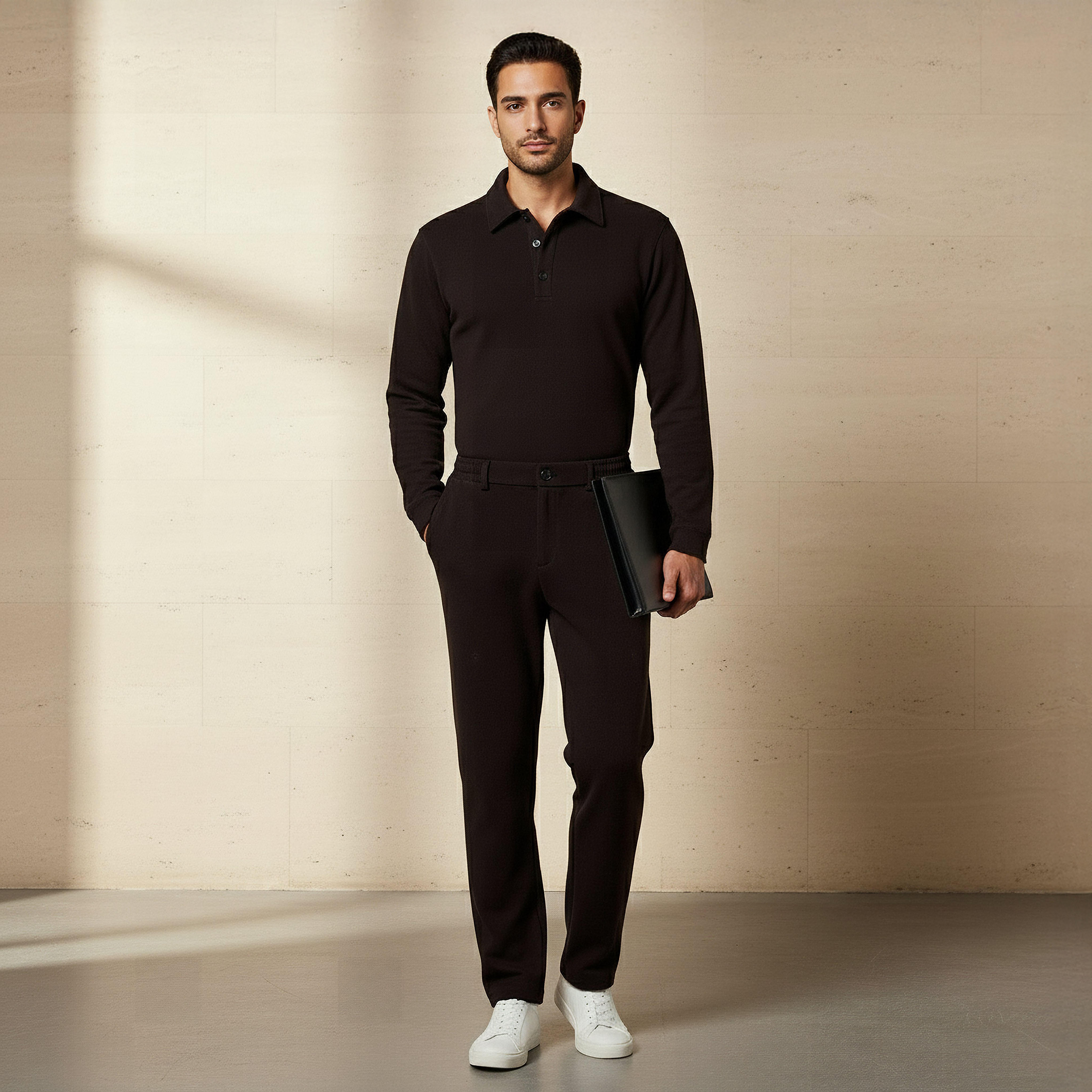 بنطلون رجالي بقصة عادية من آيكونيك-men-clothing-coordsets-image-2