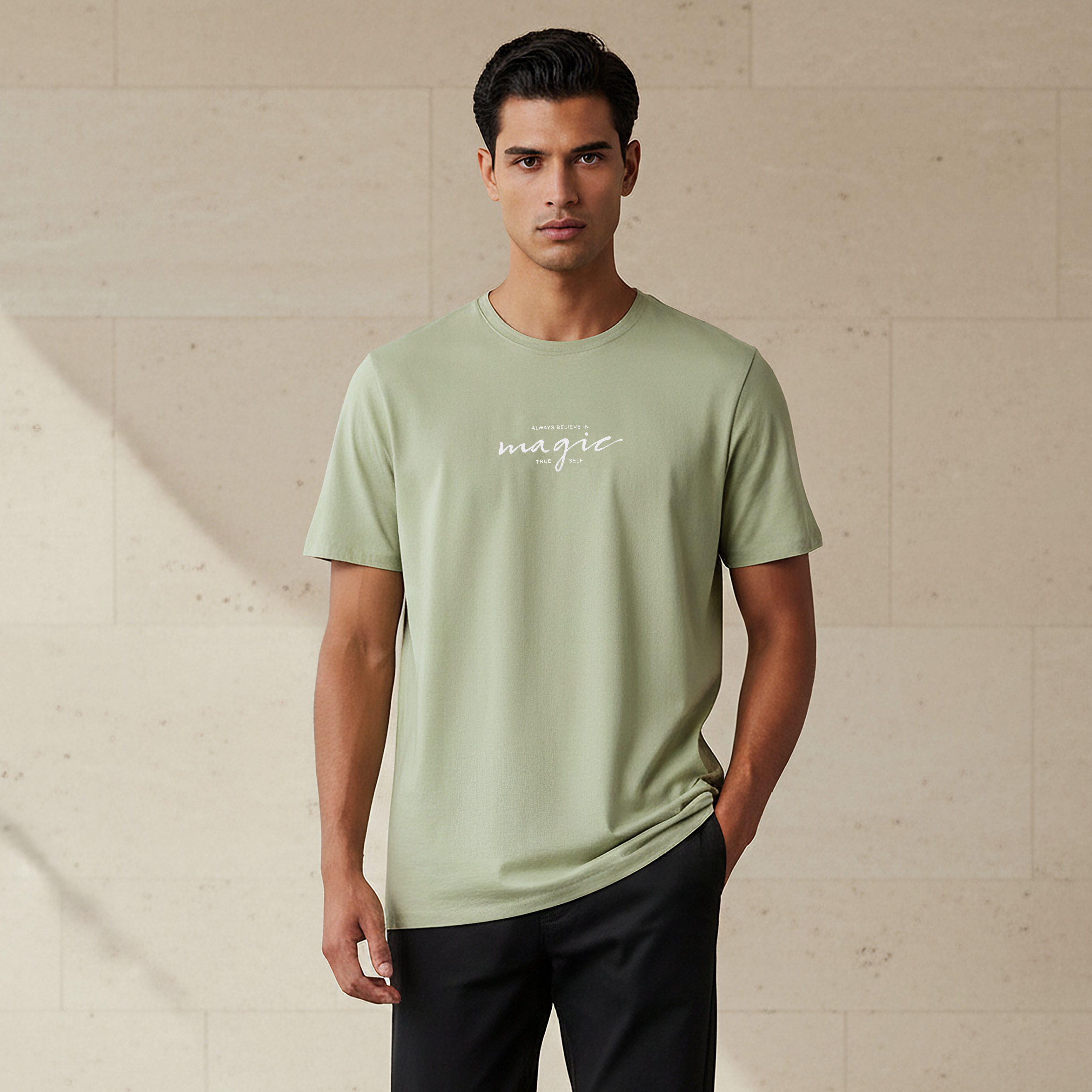 Iconic Men Slim Fit Crew Neck Short Sleeve Printed T-shirt-men-clothing-tshirtsandpolos-tshirts-image-1