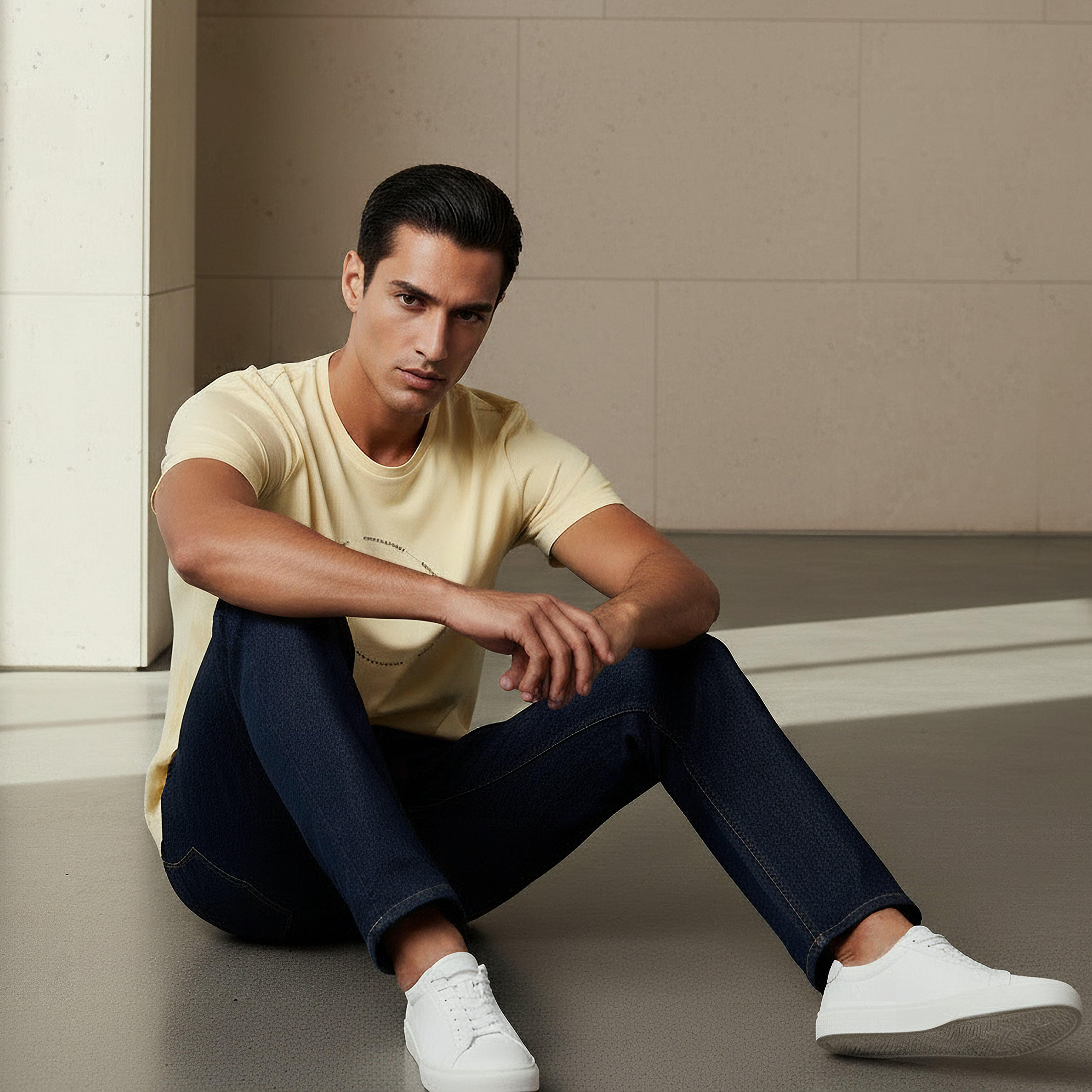 Iconic Men Slim Fit Crew Neck Short Sleeve Printed T-shirt-men-clothing-tshirtsandpolos-tshirts-image-5