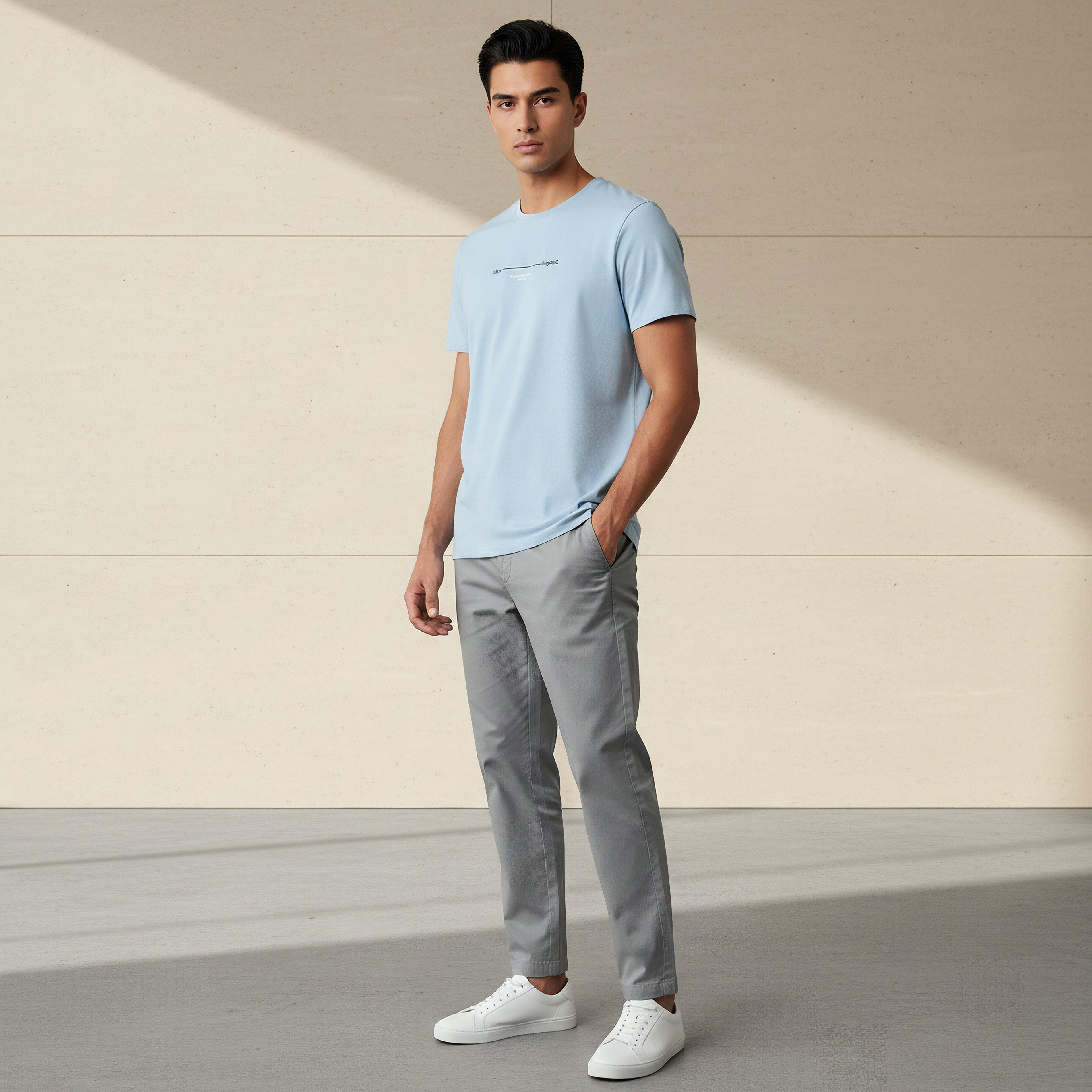 Iconic Men Slim Fit Crew Neck Short Sleeve Printed T-shirt-men-clothing-tshirtsandpolos-tshirts-image-2