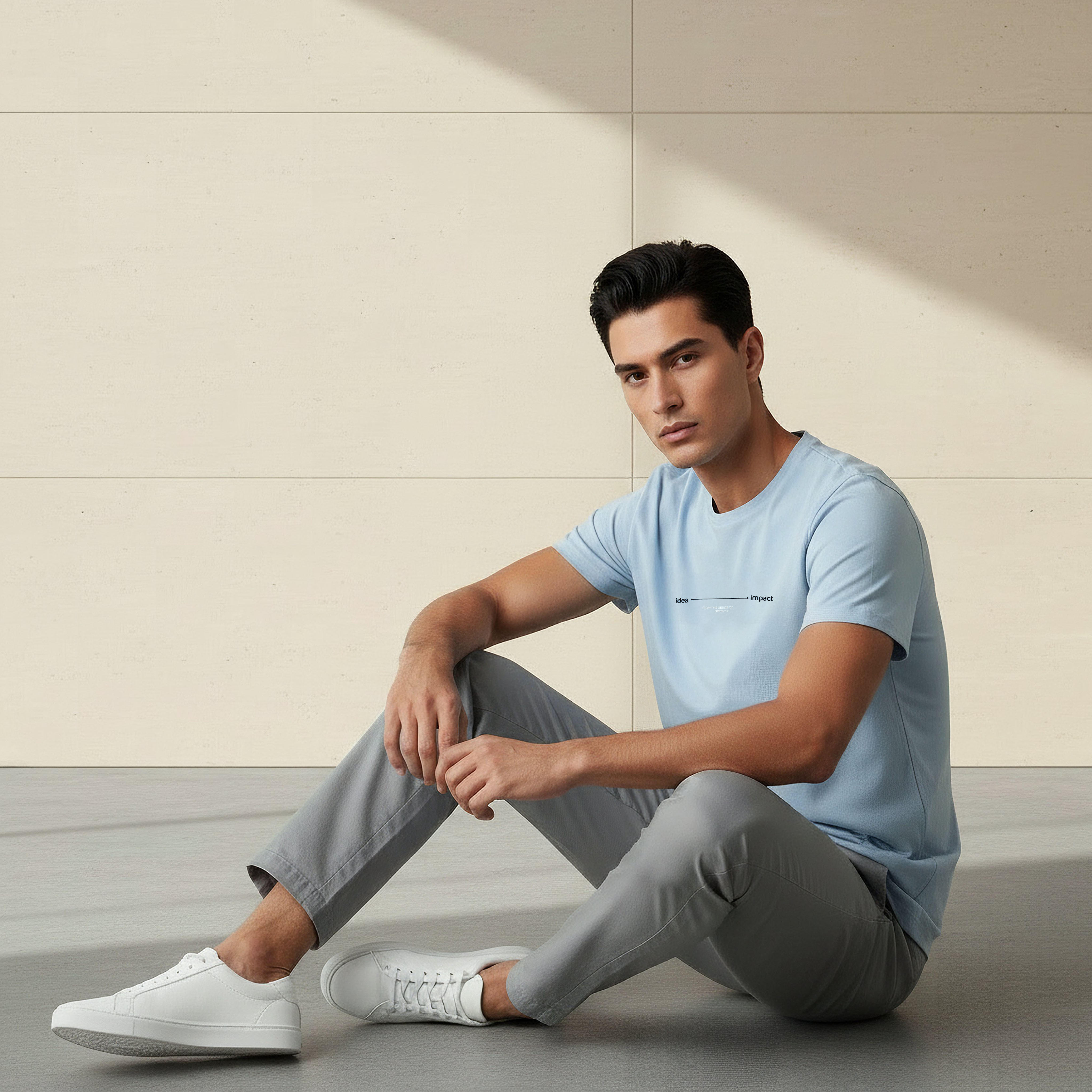 Iconic Men Slim Fit Crew Neck Short Sleeve Printed T-shirt-men-clothing-tshirtsandpolos-tshirts-image-5