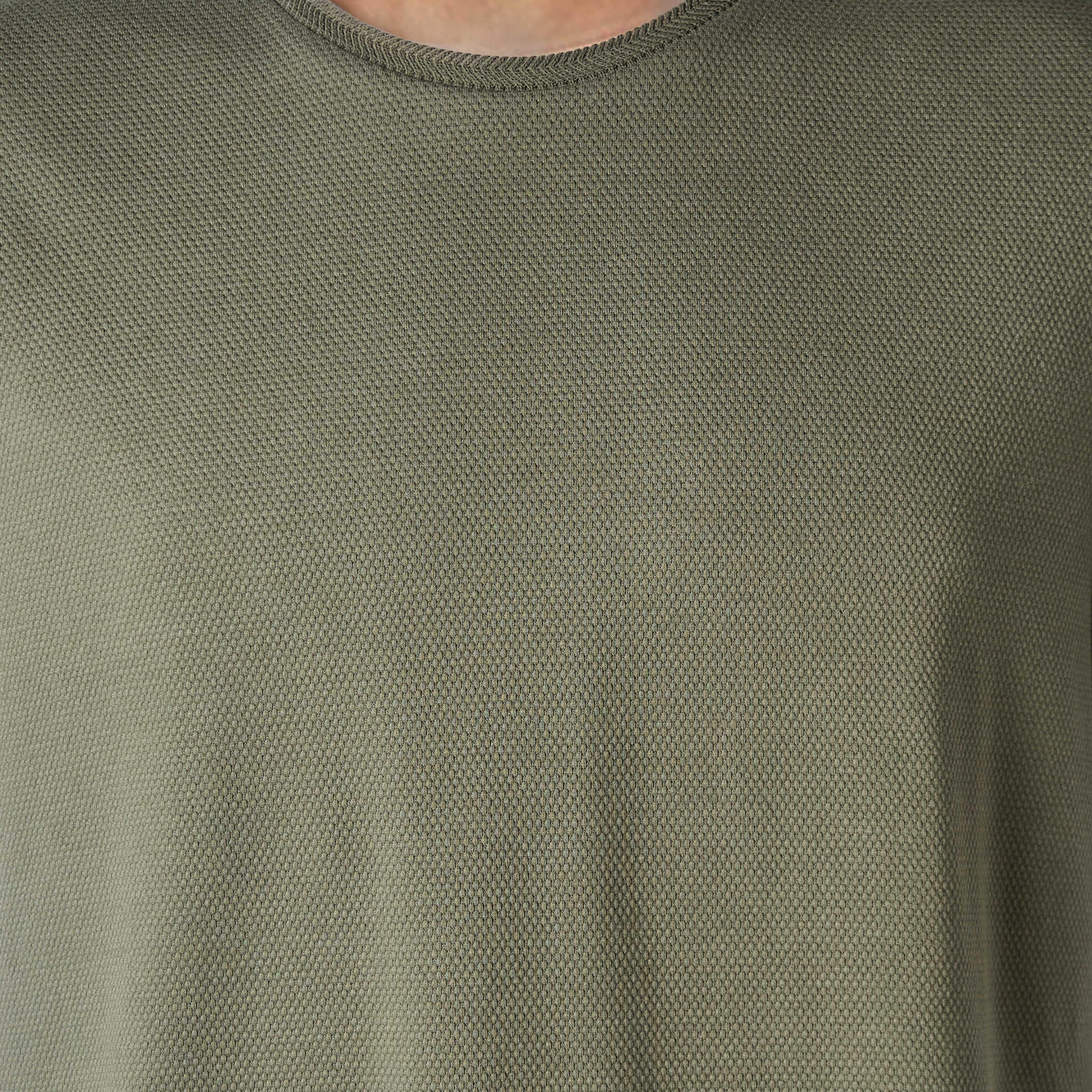 Iconic Men Slim Fit Crew Neck Short Sleeves Popcorn Textured T-shirt-men-clothing-tshirtsandpolos-tshirts-image-4