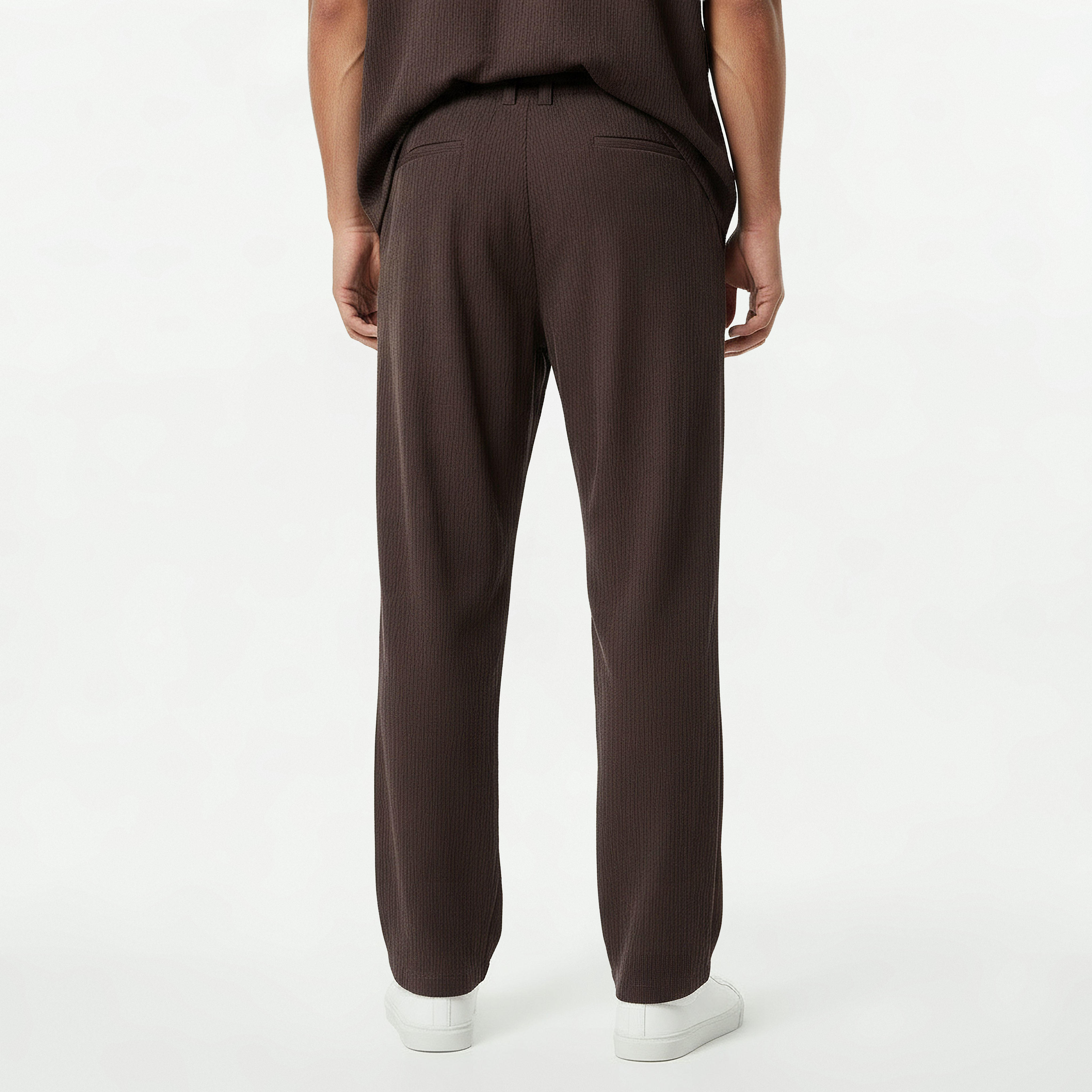 Iconic Men Regular Fit Crinkled Casual Pants-men-clothing-bottoms-joggers-image-4