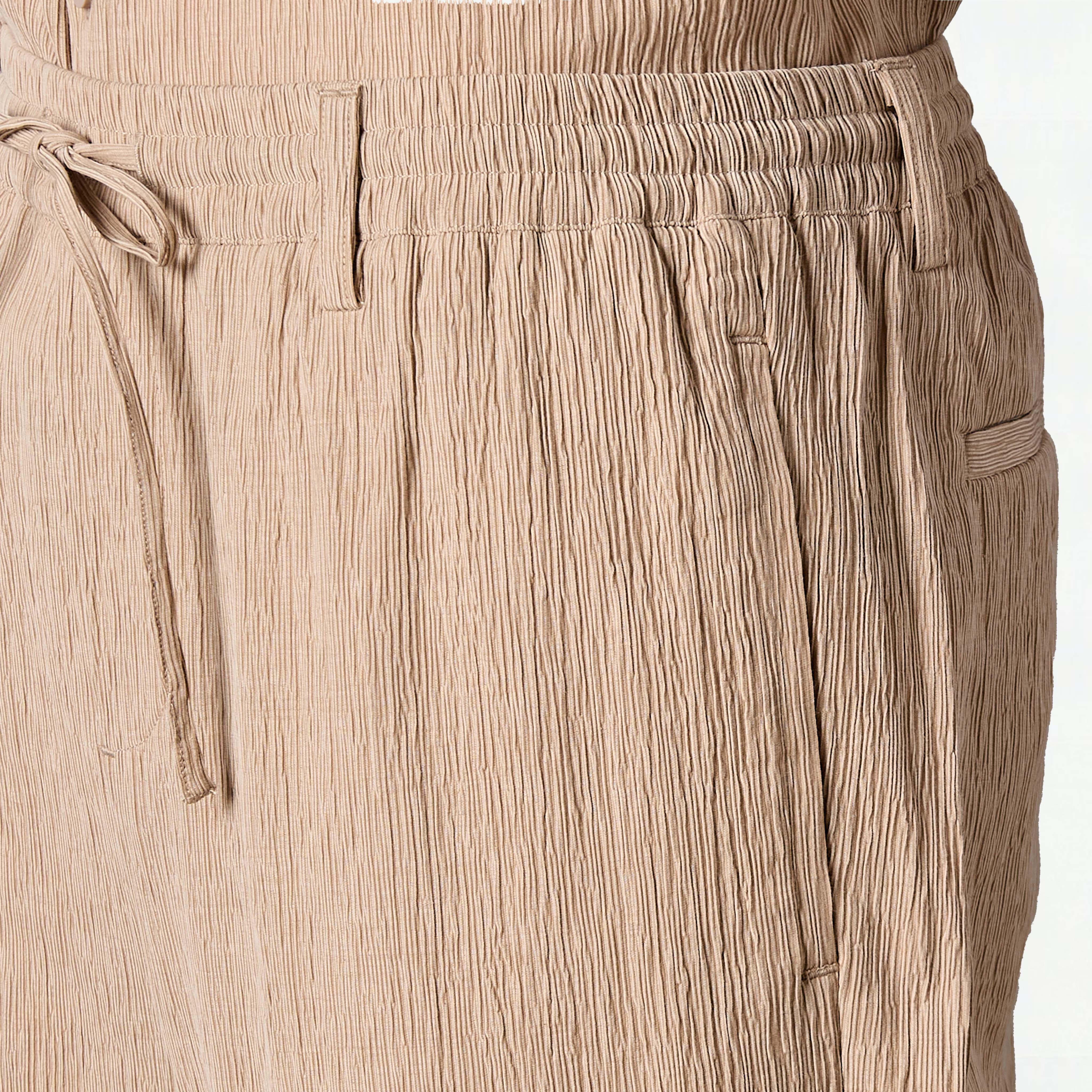 Iconic Men Regular Fit Crinkled Casual Pants-men-clothing-bottoms-joggers-image-2