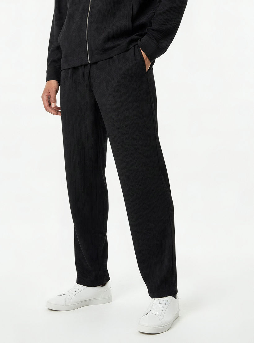 بنطلون كاجوال مجعد بقصة عادية للرجال من آيكونيك-men-clothing-bottoms-joggers-image-6