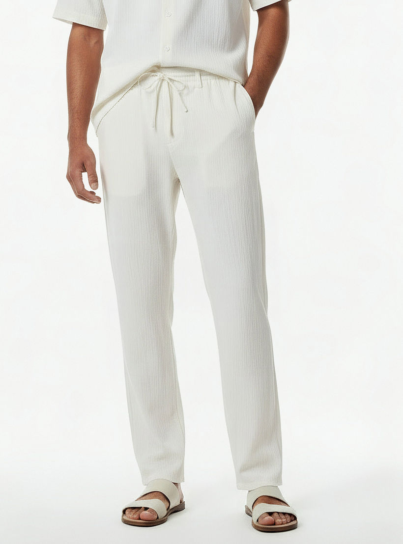 Iconic Men Regular Fit Crinkled Casual Pants-men-clothing-bottoms-joggers-image-5