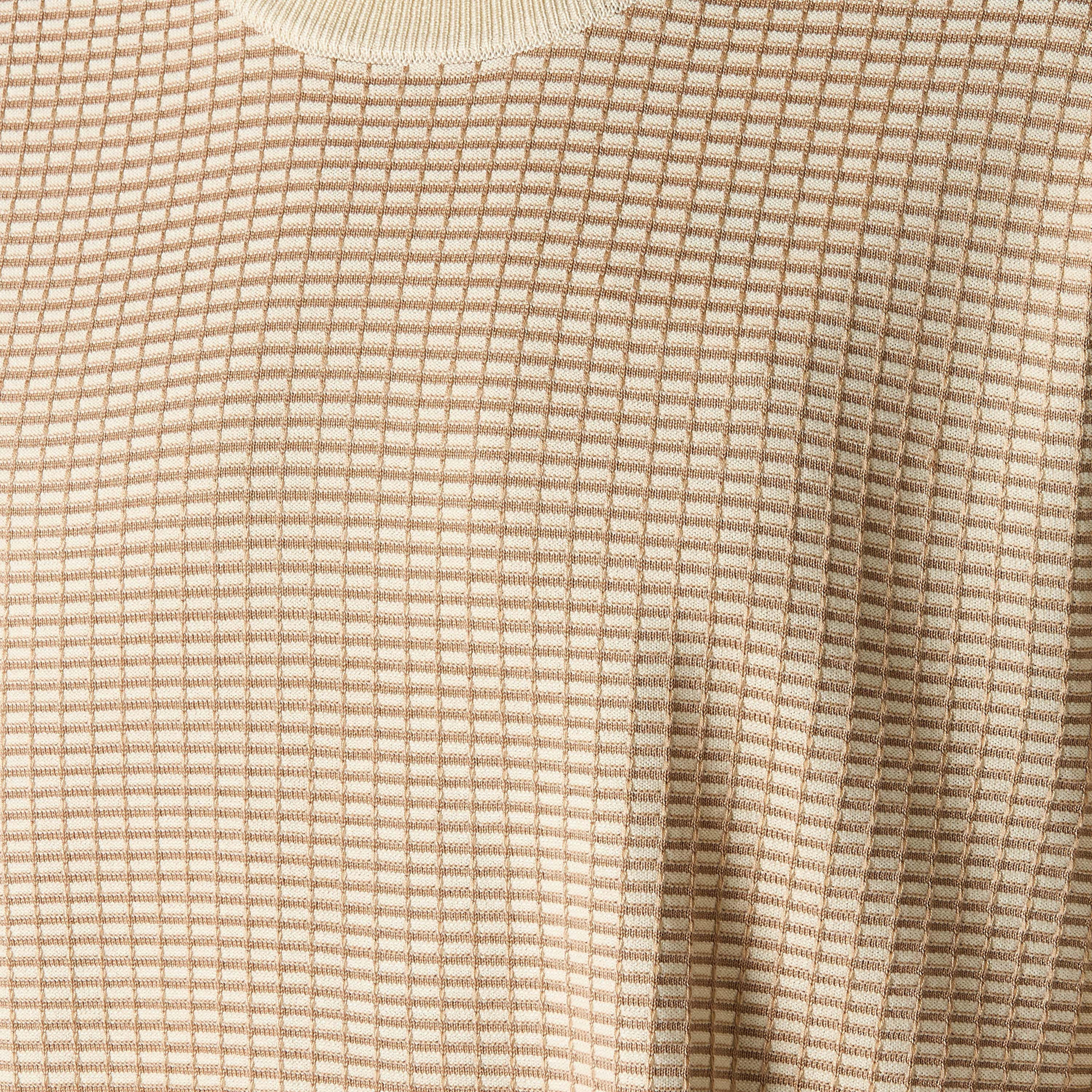 Iconic Men Regular Fit Crew Neck Short Sleeves Waffle Textured T-shirt-men-clothing-tshirtsandpolos-tshirts-image-3