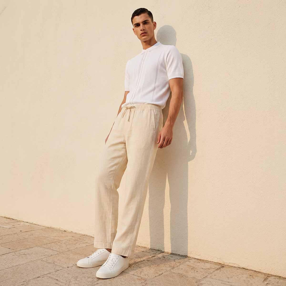 Iconic Men Regular Fit Trousers-men-clothing-trousersandchinos-trousers-image-3