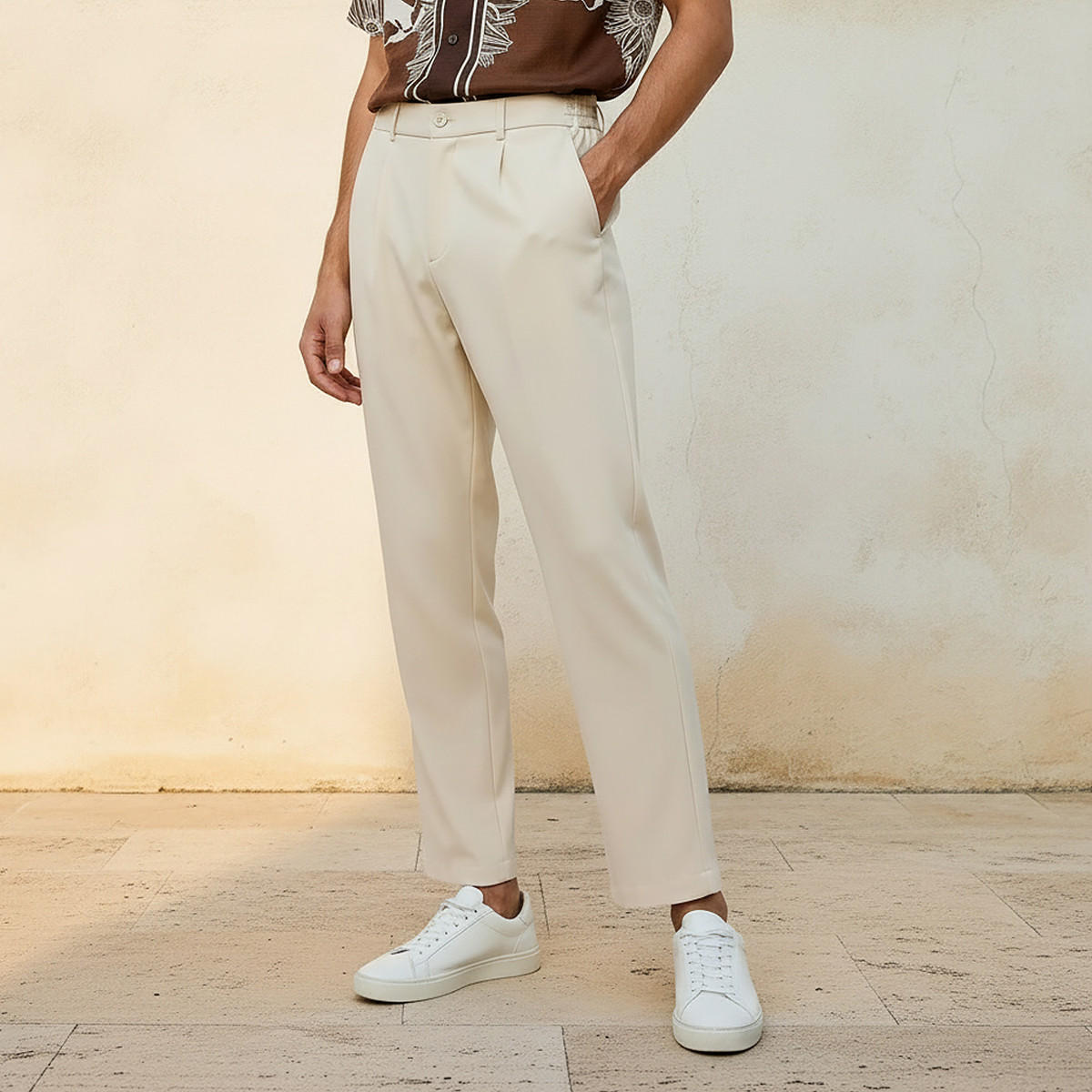 Iconic Men Regular Fit Trousers-men-clothing-trousersandchinos-trousers-image-1