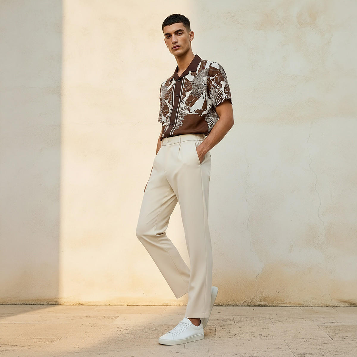 Iconic Men Regular Fit Trousers-men-clothing-trousersandchinos-trousers-image-3