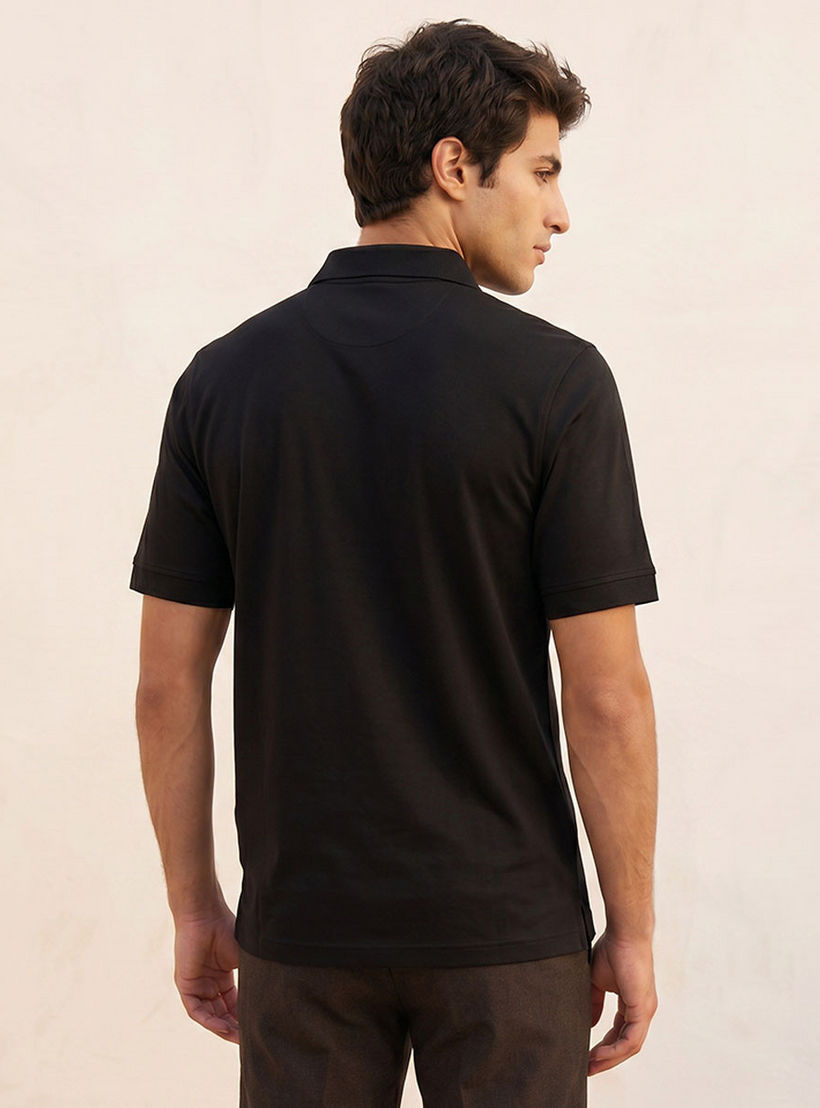 Splash Iconic Short Sleeves Applique Mercerised Polo T-Shirt-men-clothing-tshirtsandpolos-polos-image-4