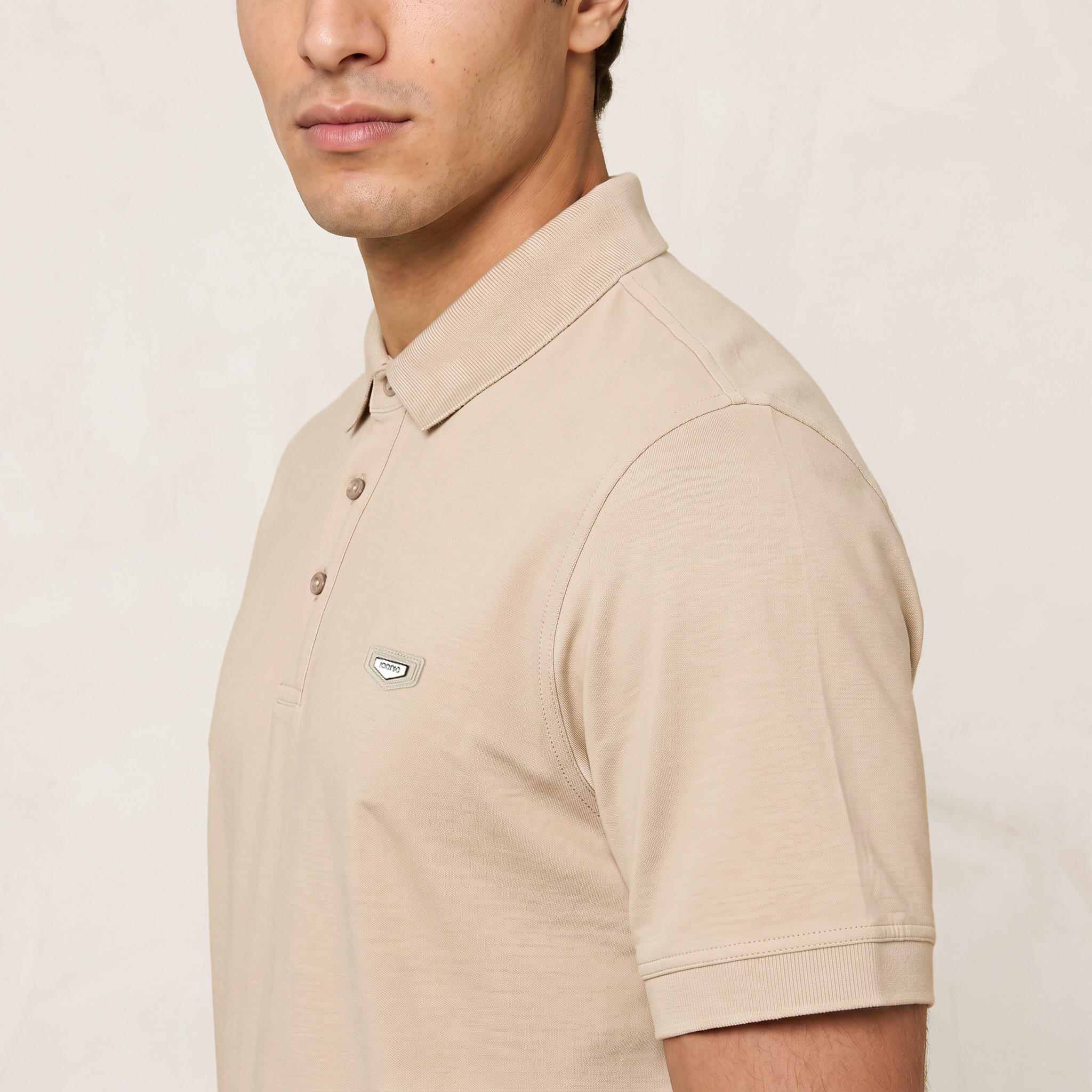 Splash Iconic Short Sleeves Applique Mercerised Polo T-Shirt-men-clothing-tshirtsandpolos-polos-image-2