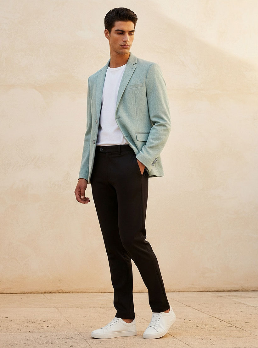 Splash Iconic Regular Fit Notch Lapel Blazer-men-clothing-jacketsandblazers-blazers-image-3