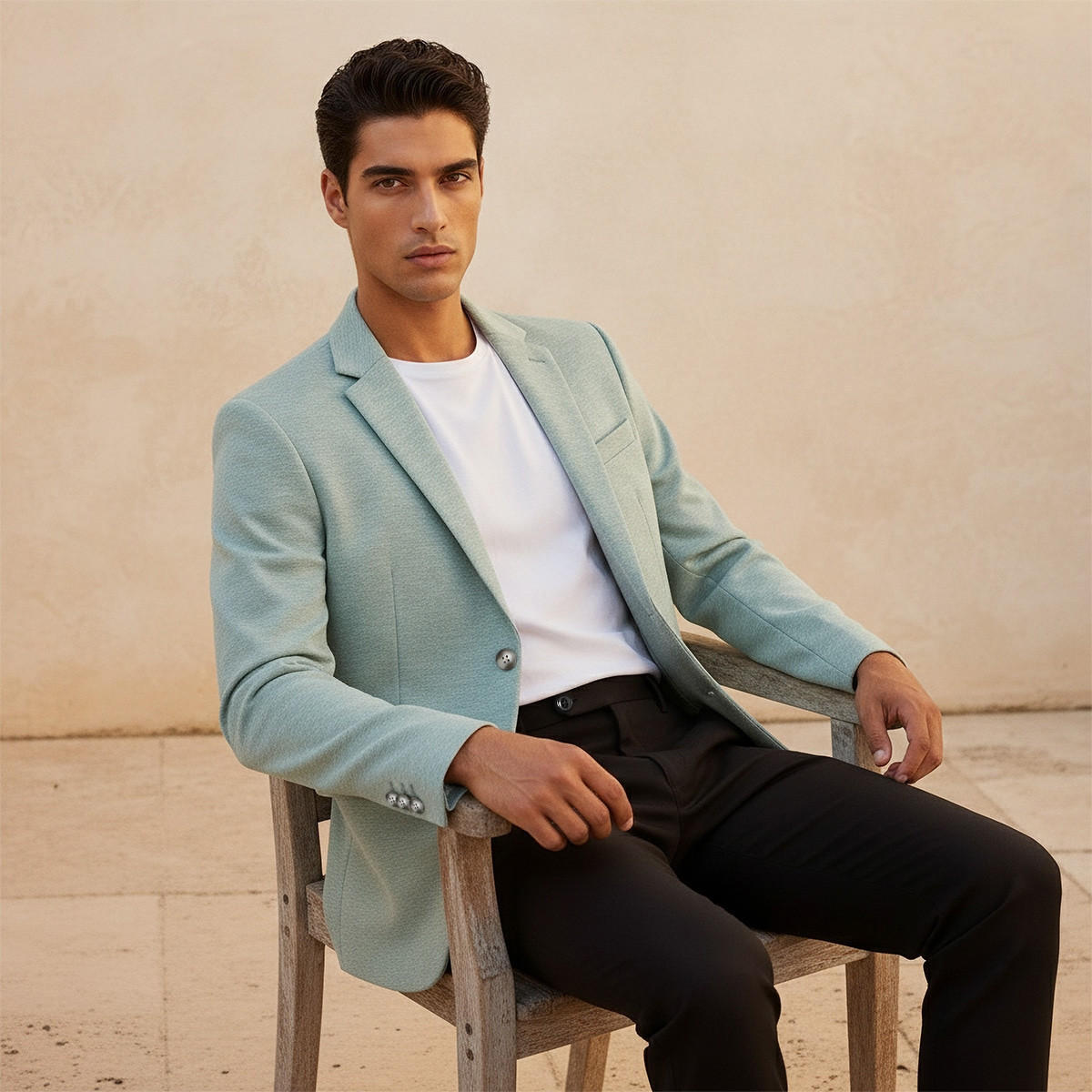 Splash Iconic Regular Fit Notch Lapel Blazer-men-clothing-jacketsandblazers-blazers-image-5