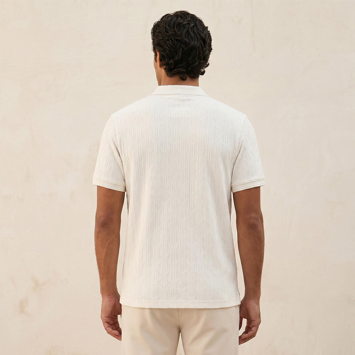 Iconic Short Sleeves Textured Polo T-shirt-men-clothing-tshirtsandpolos-polos-image-4