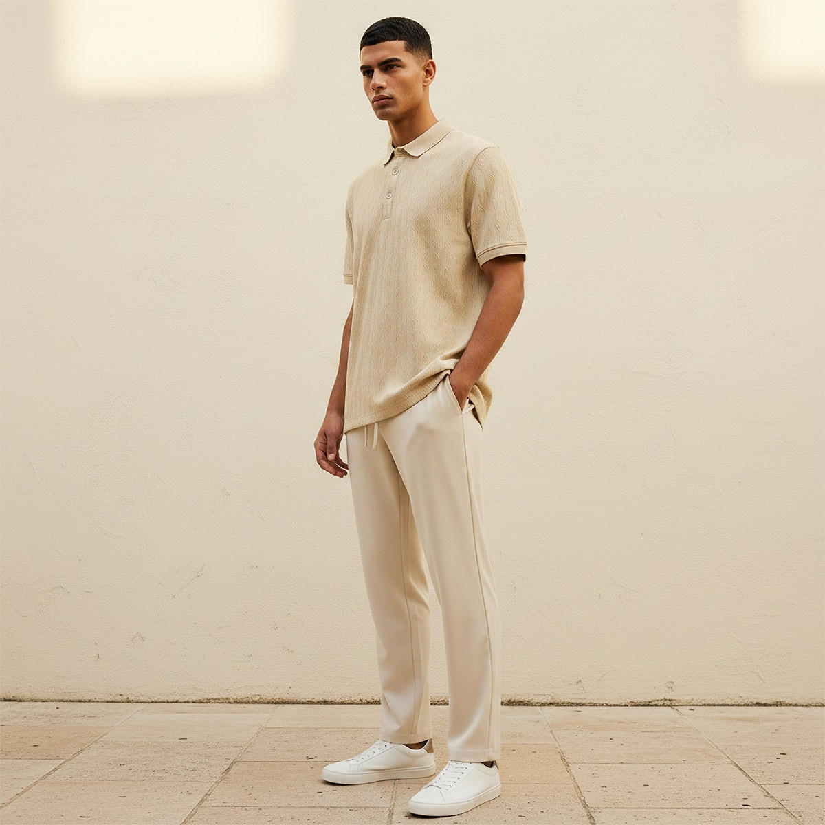 Iconic Short Sleeves Textured Polo T-shirt-men-clothing-tshirtsandpolos-polos-image-5