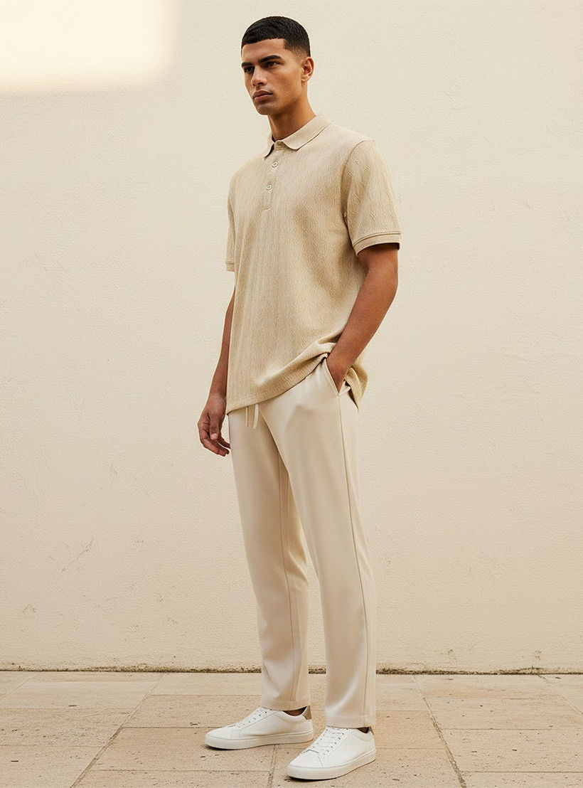 Iconic Short Sleeves Textured Polo T-shirt-men-clothing-tshirtsandpolos-polos-image-5