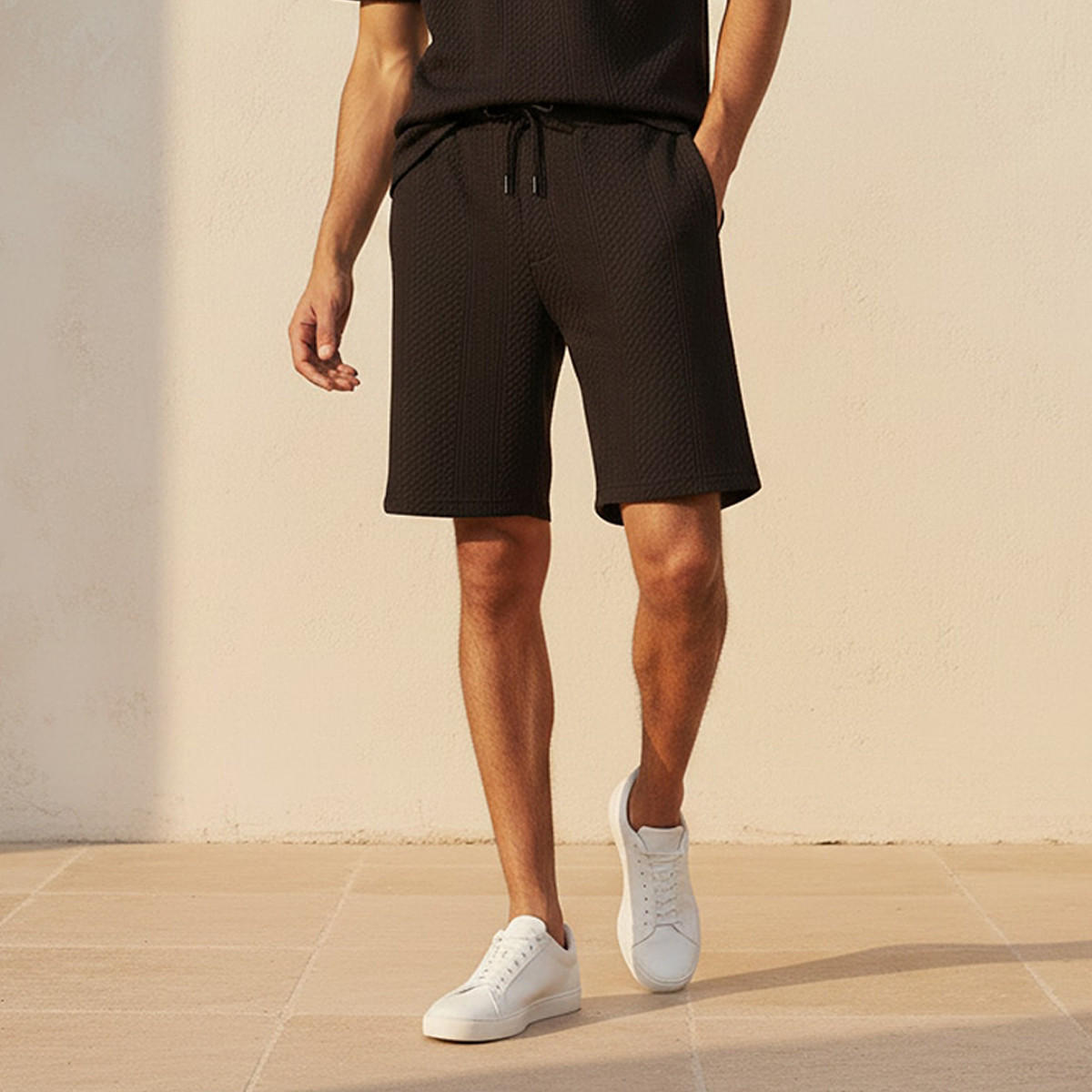 شورت بقصّة عادية من آيكونيك-men-clothing-bottoms-shorts-image-1
