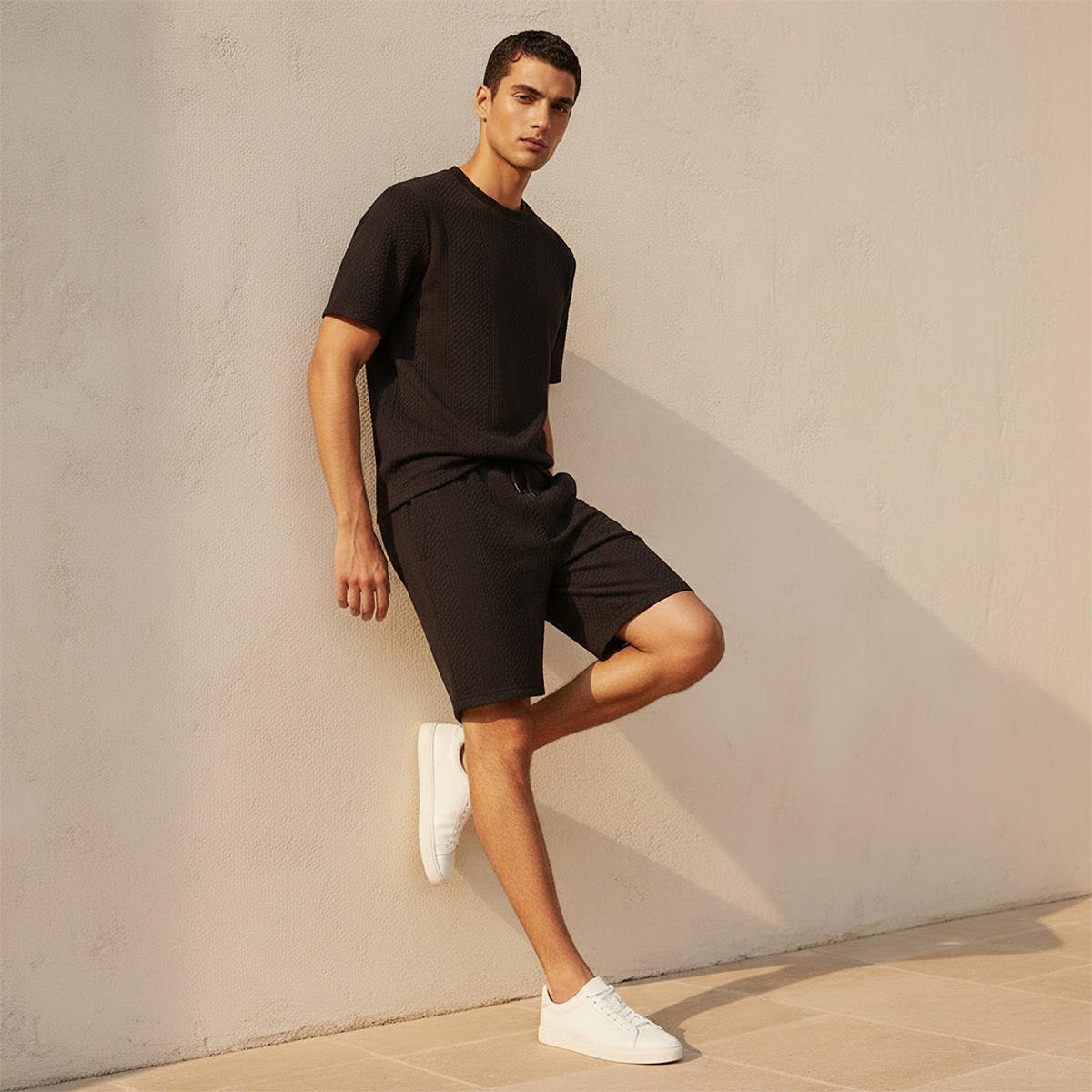 شورت بقصّة عادية من آيكونيك-men-clothing-bottoms-shorts-image-3