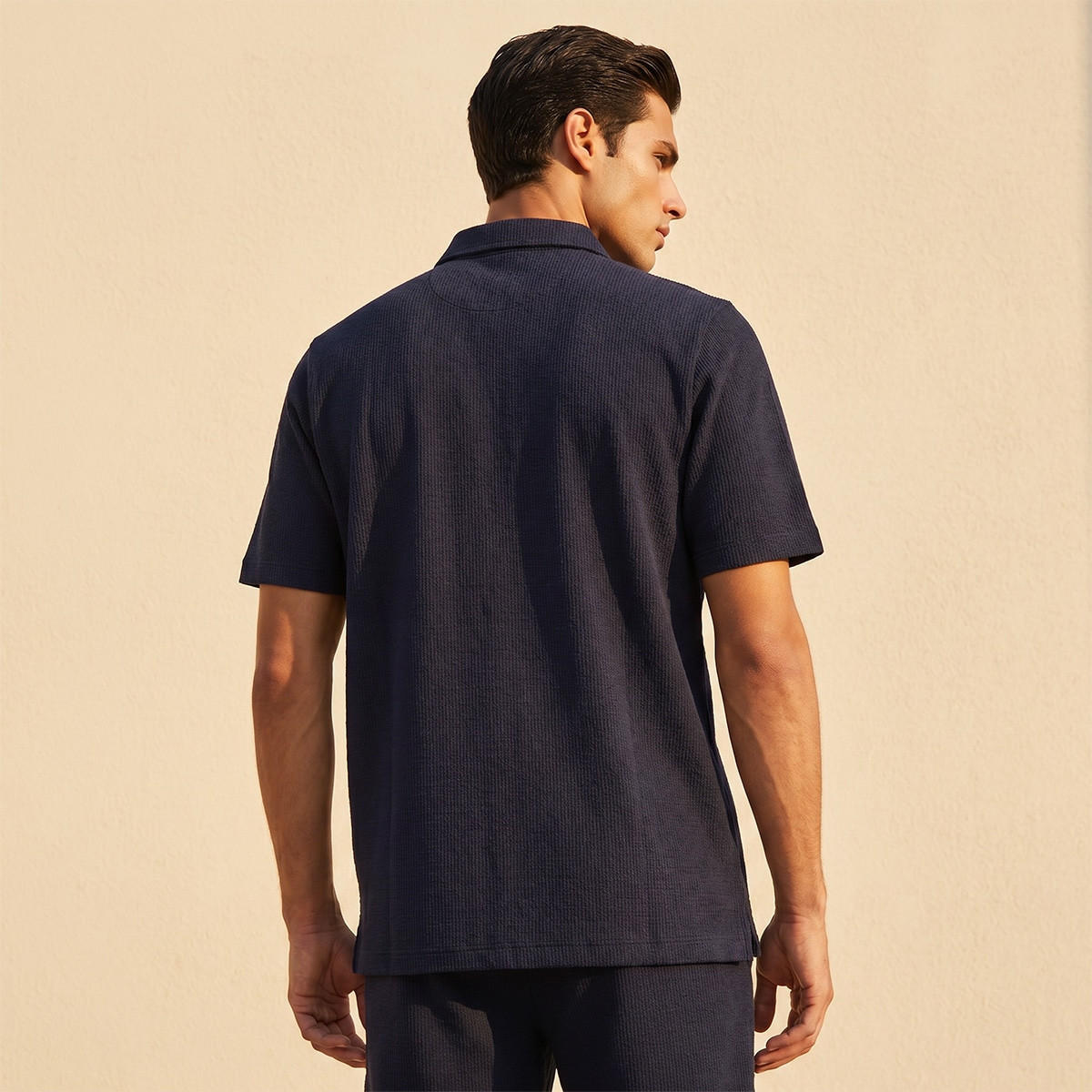 Splash Iconic Short Sleeves Textured Polo T-shirt-men-clothing-tshirtsandpolos-polos-image-4