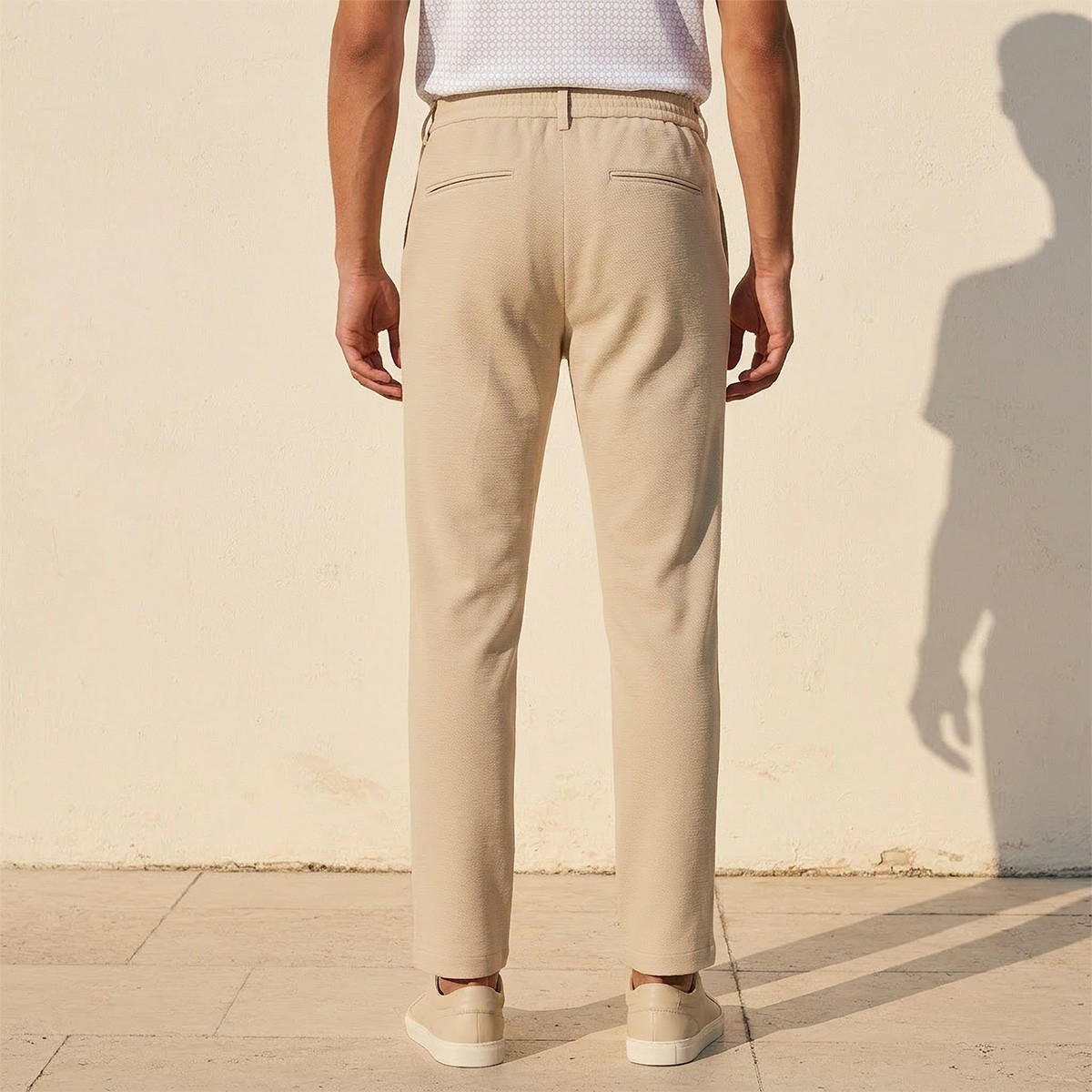 بنطلون بقصة عادية من أيكونيك-men-clothing-bottoms-trousersandchinos-trousers-image-4