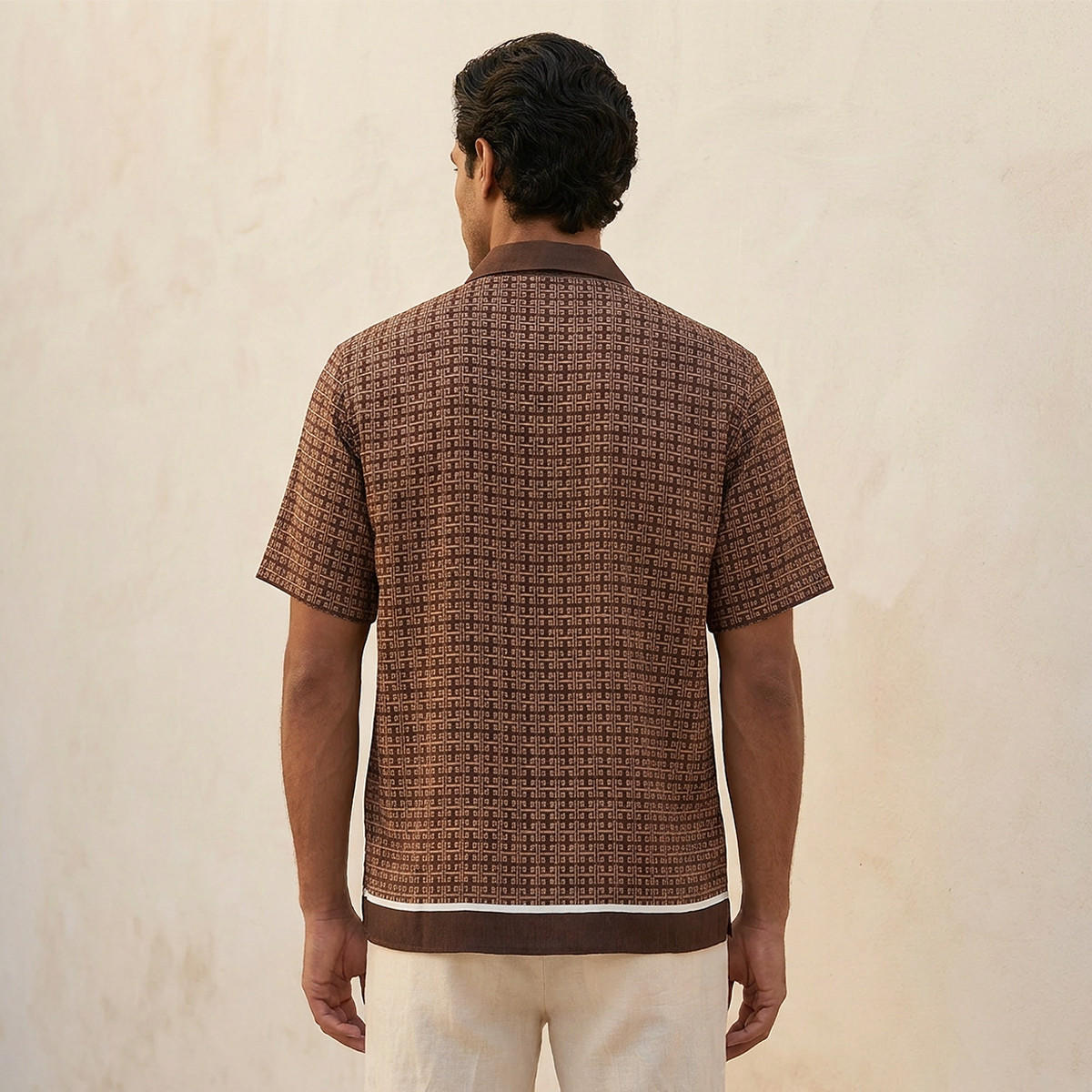 Splash Iconic Regular Fit Collared Printed Short Sleeves Shirt-men-clothing-shirts-image-4