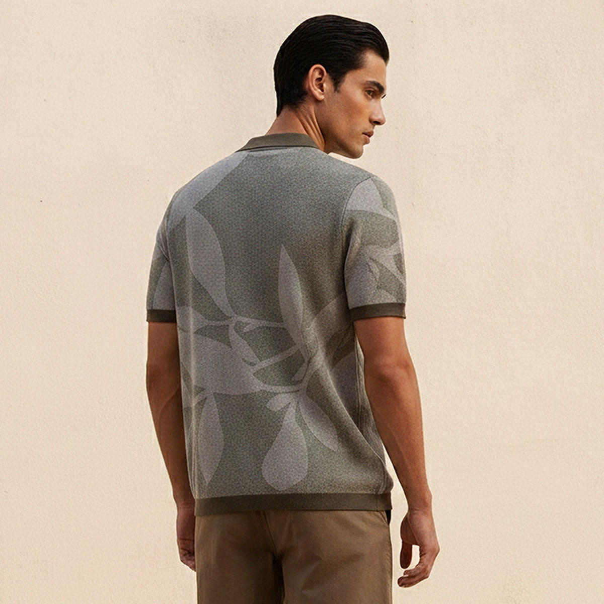 Splash Iconic Short Sleeves Jacquard Polo T-shirt-men-clothing-tshirtsandpolos-polos-image-4