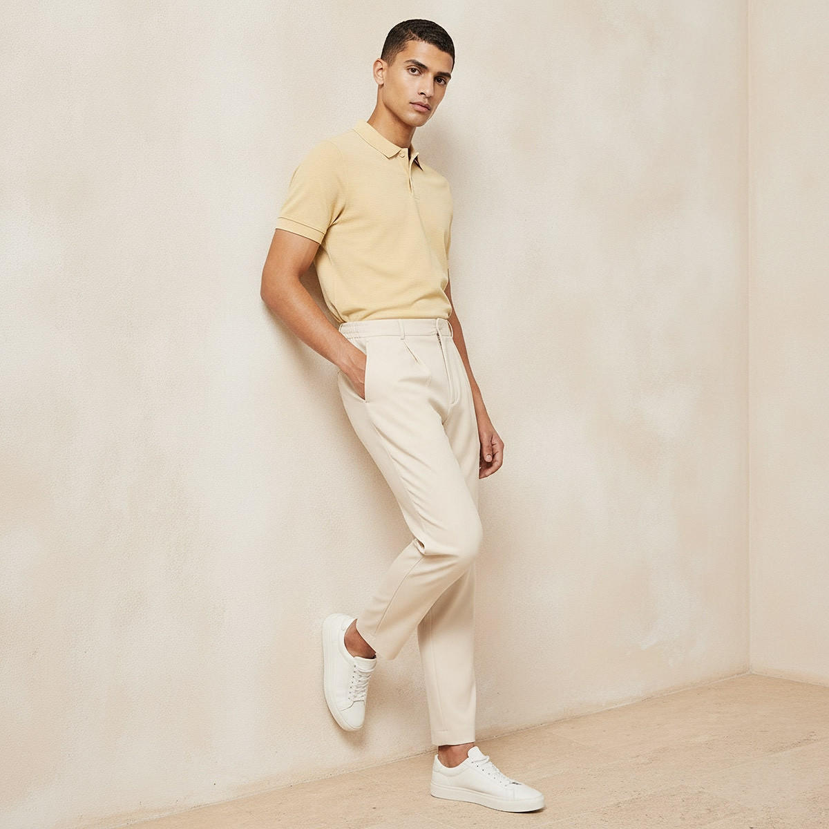 بنطلون بقصة عادية من سبلاش أيكونيك-men-clothing-bottoms-trousersandchinos-trousers-image-5