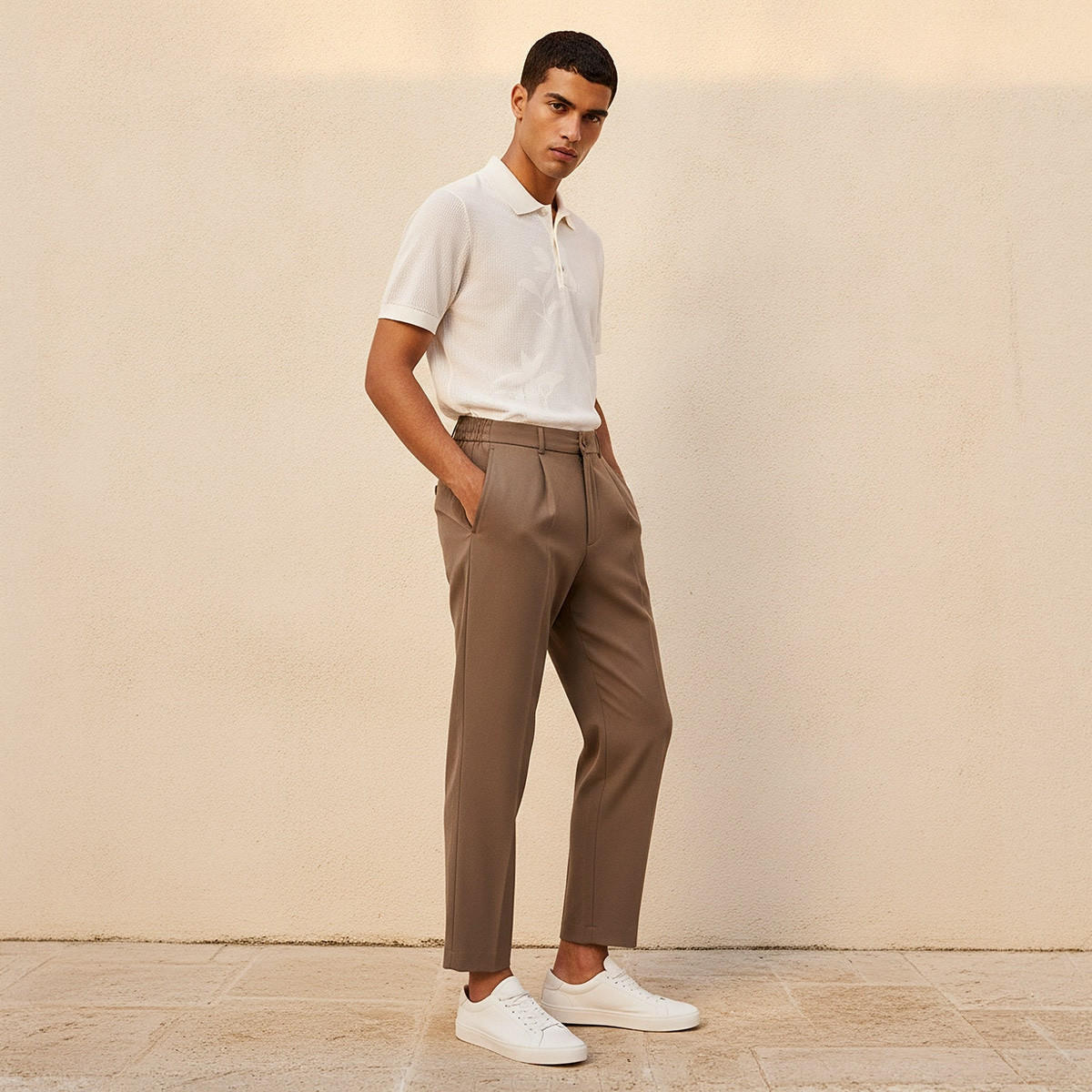 بنطلون بقصة عادية من سبلاش أيكونيك-men-clothing-trousersandchinos-trousers-image-3