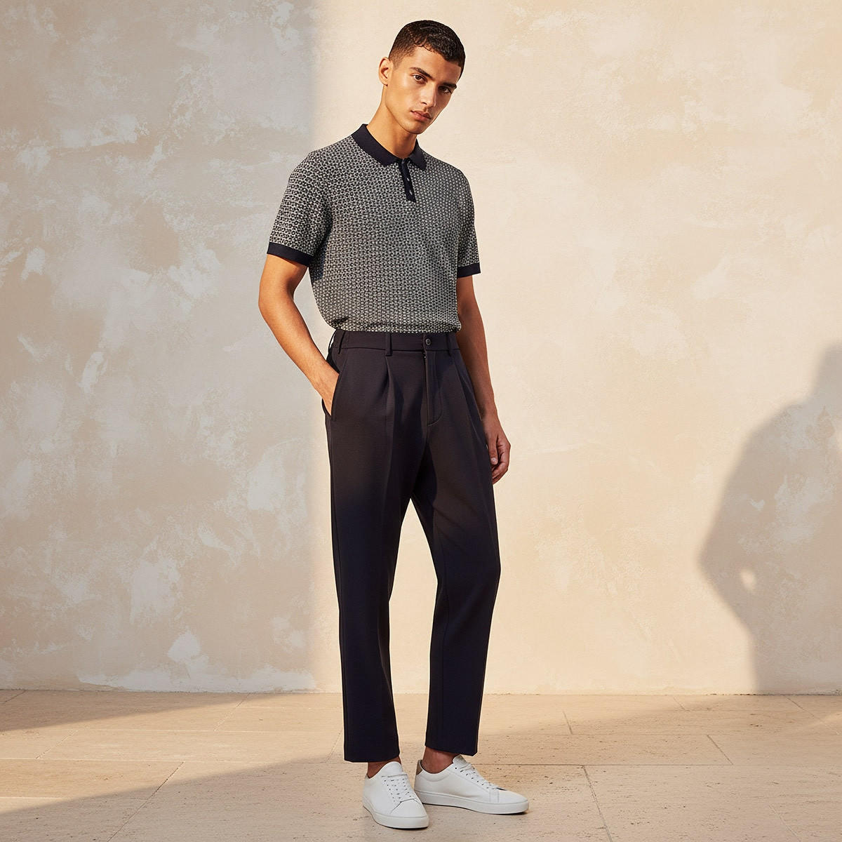 بنطلون بقصة عادية من سبلاش أيكونيك-men-clothing-bottoms-trousersandchinos-trousers-image-3