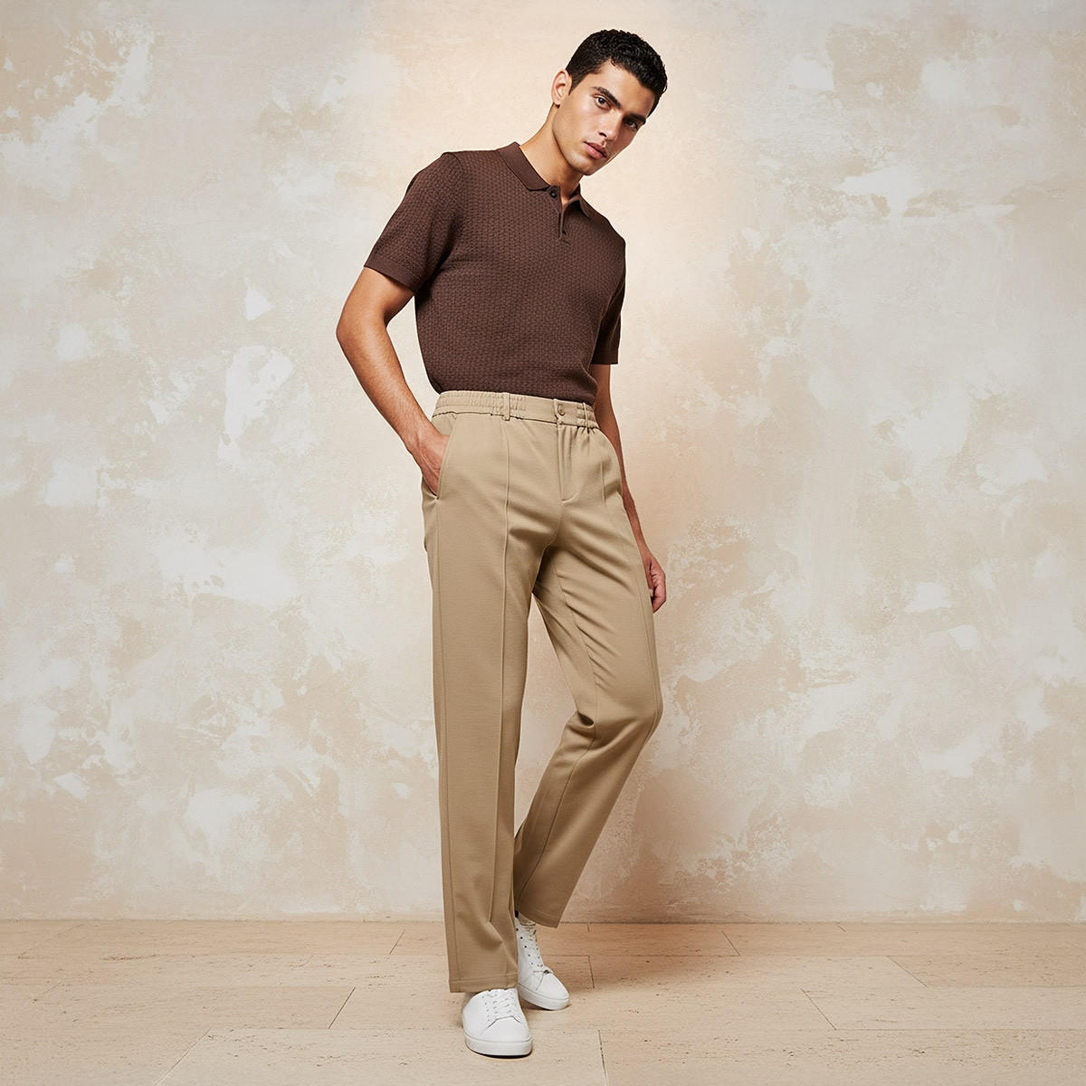 بنطلون بقصة عادية من سبلاش أيكونيك-men-clothing-bottoms-trousersandchinos-trousers-image-3