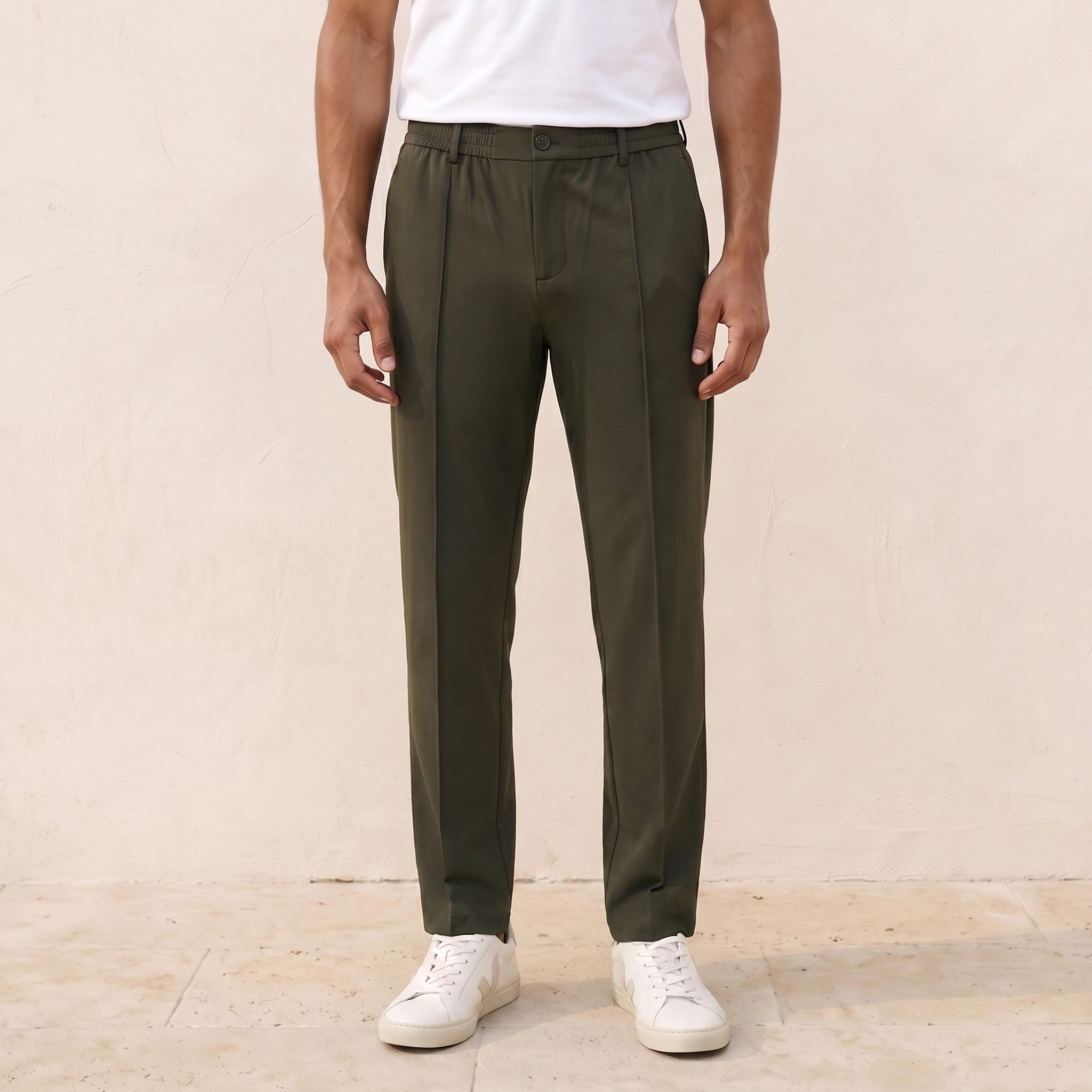 بنطلون بقصة عادية من سبلاش أيكونيك-men-clothing-bottoms-trousersandchinos-trousers-image-1