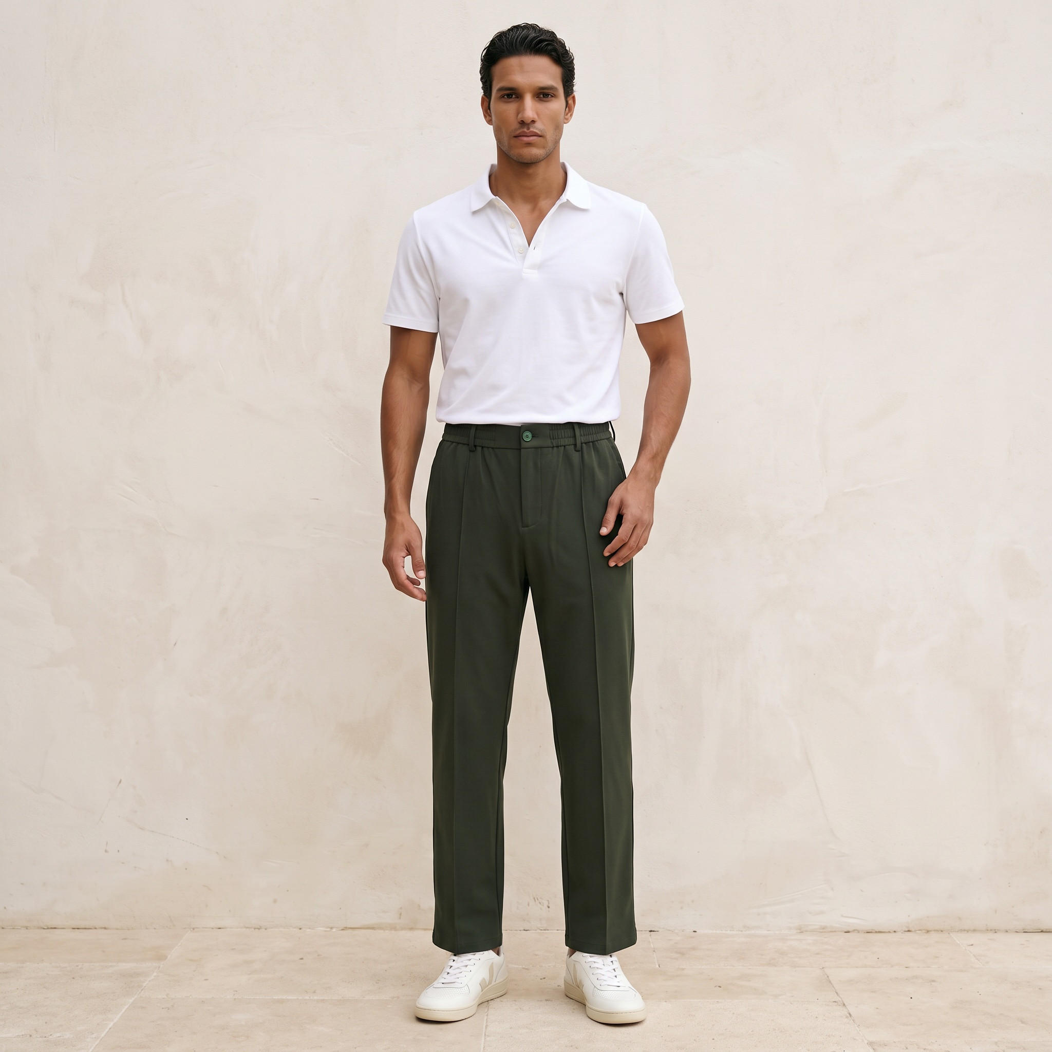 بنطلون بقصة عادية من سبلاش أيكونيك-men-clothing-bottoms-trousersandchinos-trousers-image-2