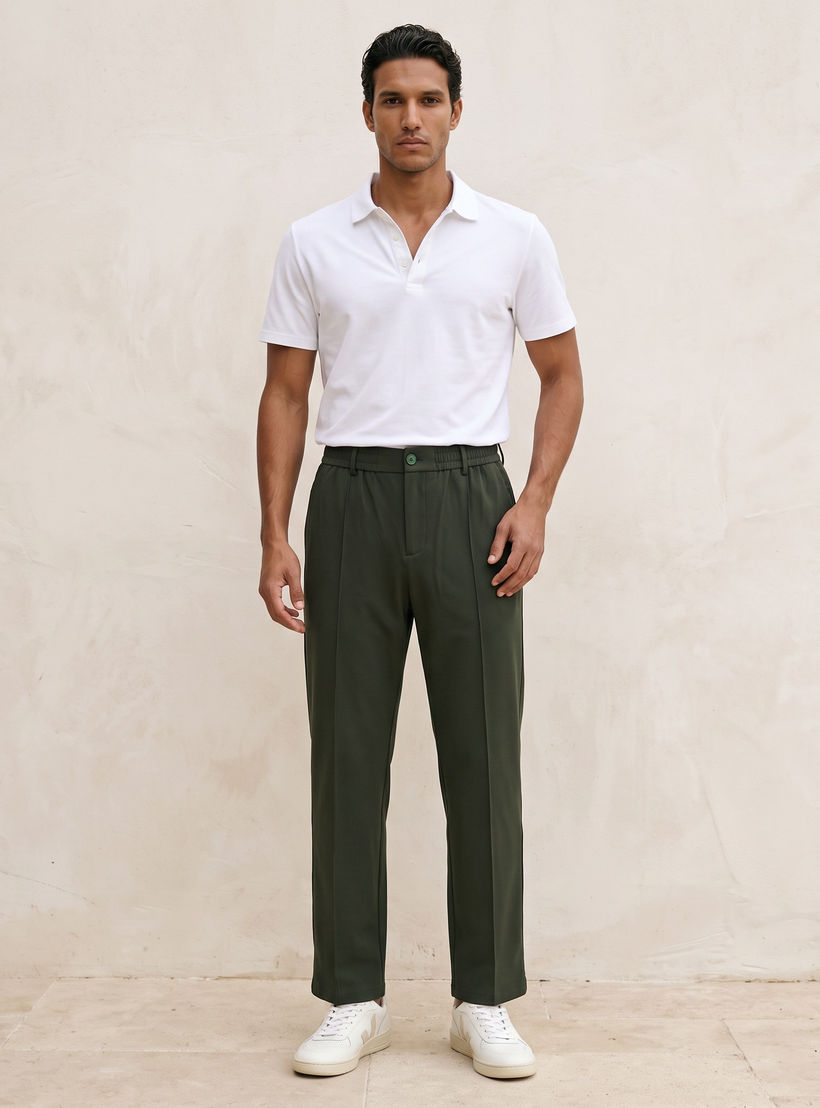 بنطلون بقصة عادية من سبلاش أيكونيك-men-clothing-bottoms-trousersandchinos-trousers-image-2