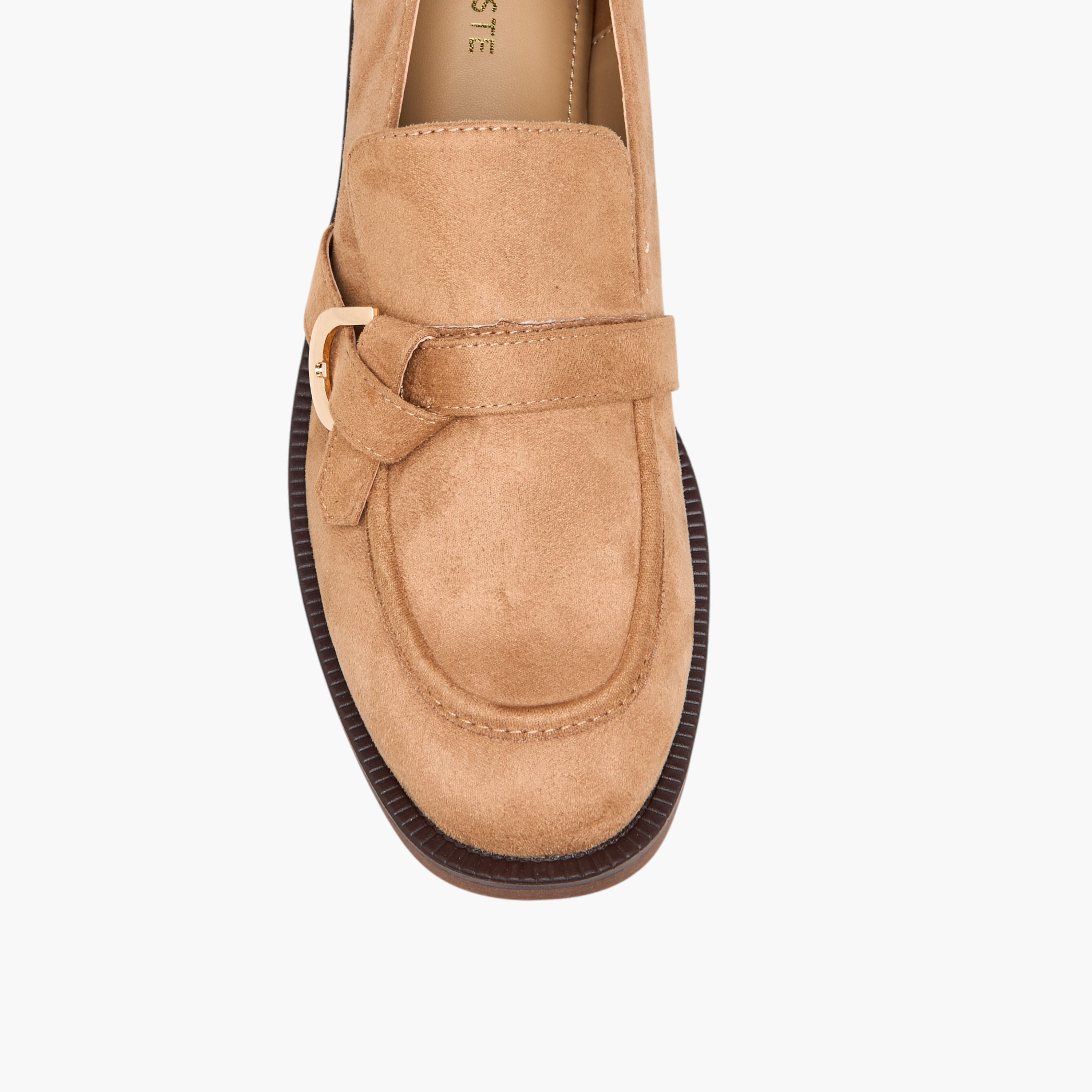 Celeste Women's Buckle Detail Block Heel Loafers-women-shoes-loafersandmoccasins-image-4
