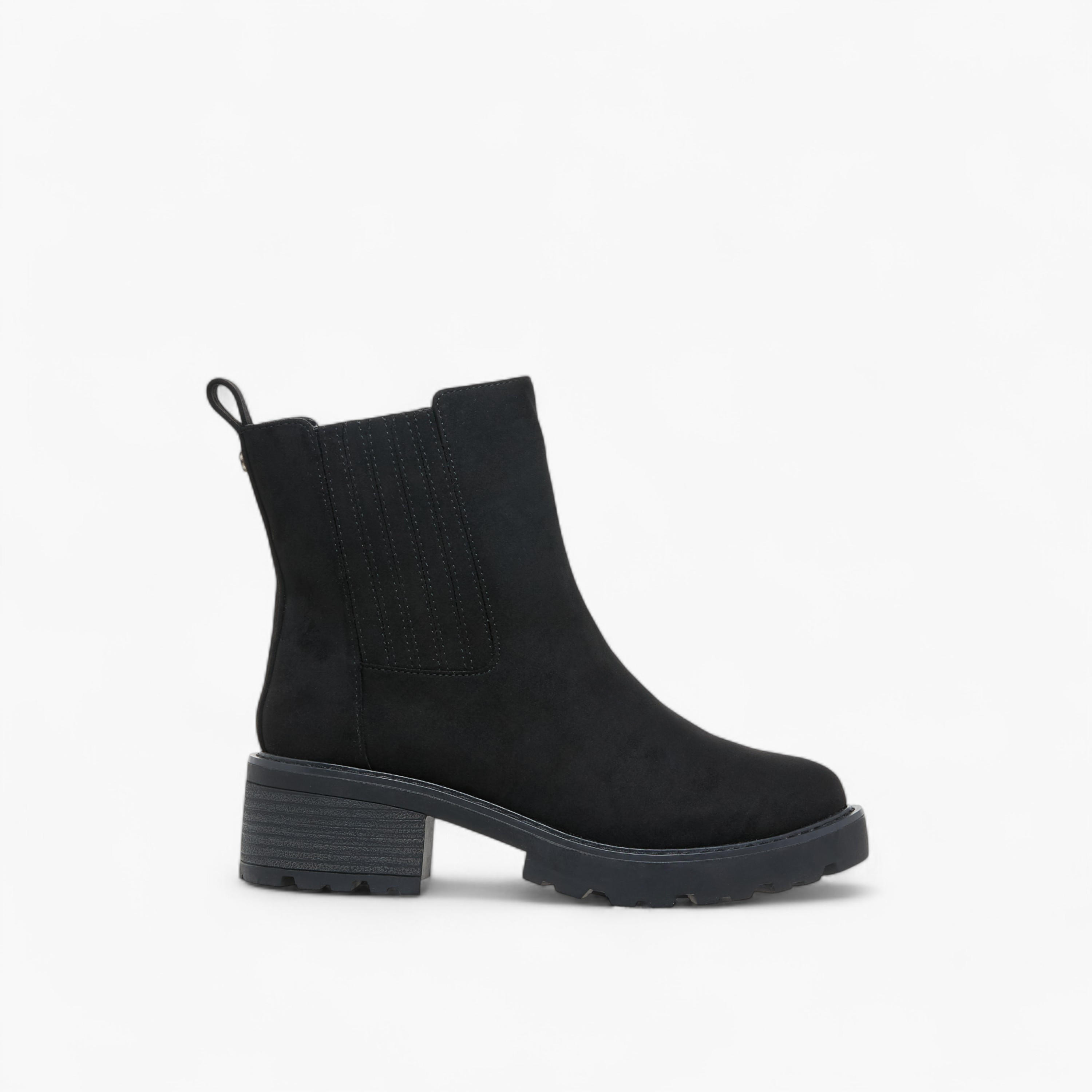 Lee Cooper Women's Solid Chelsea Boots with Block Heels-women-shoes-boots-image-3