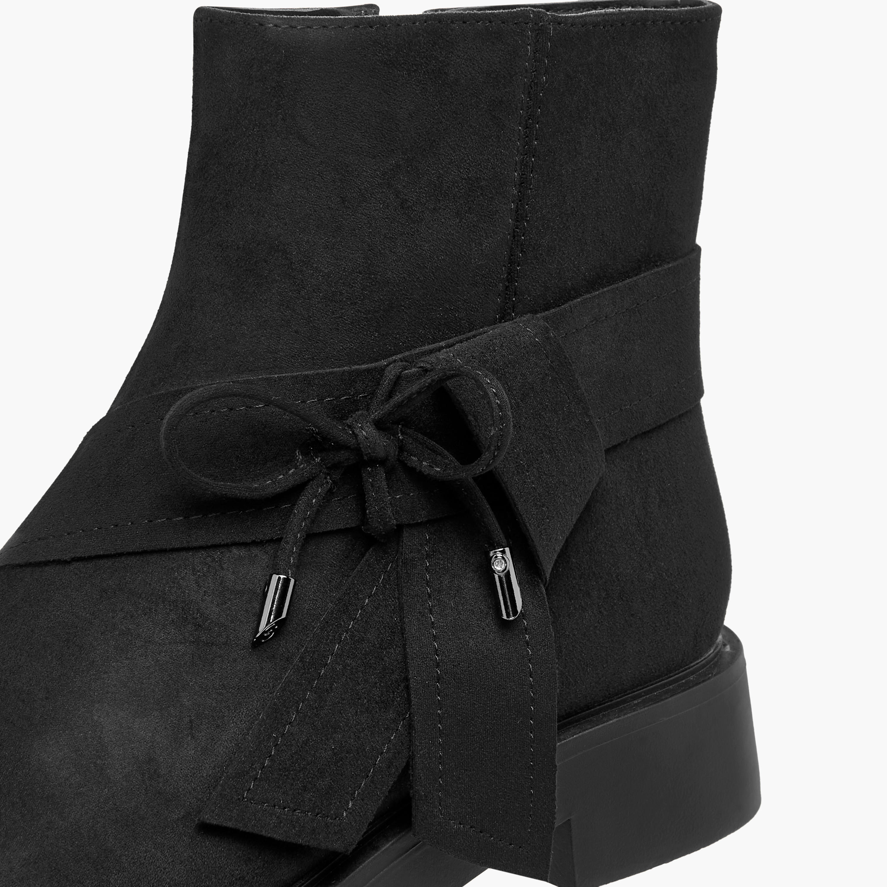 Celeste Women's Bow Accent Ankle Boots with Zip Closure-women-shoes-boots-image-4