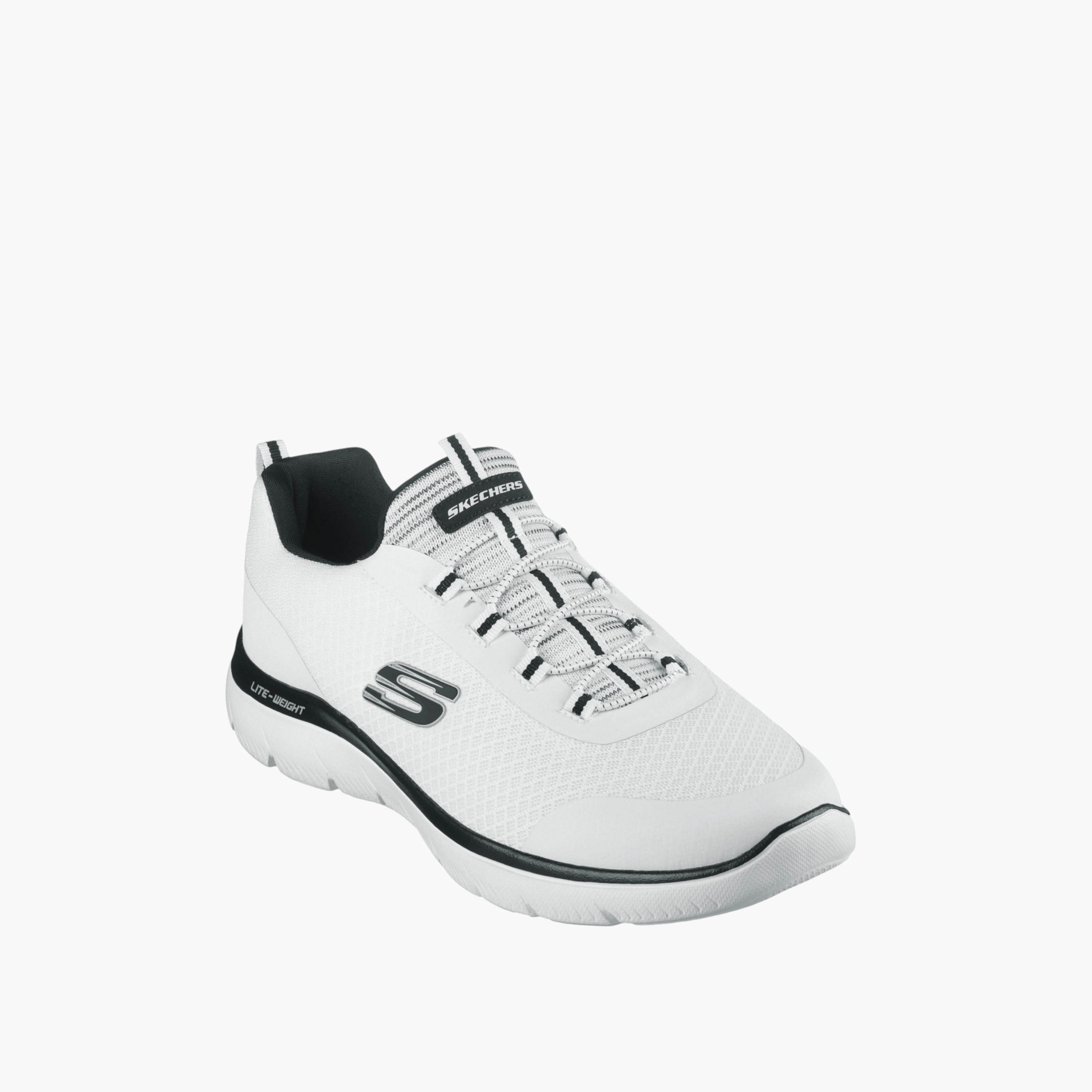 Skechers Men's SUMMITS REPINSK Lace-Up Sports Shoes - 232060-WBK-sports-men-shoes-image-1