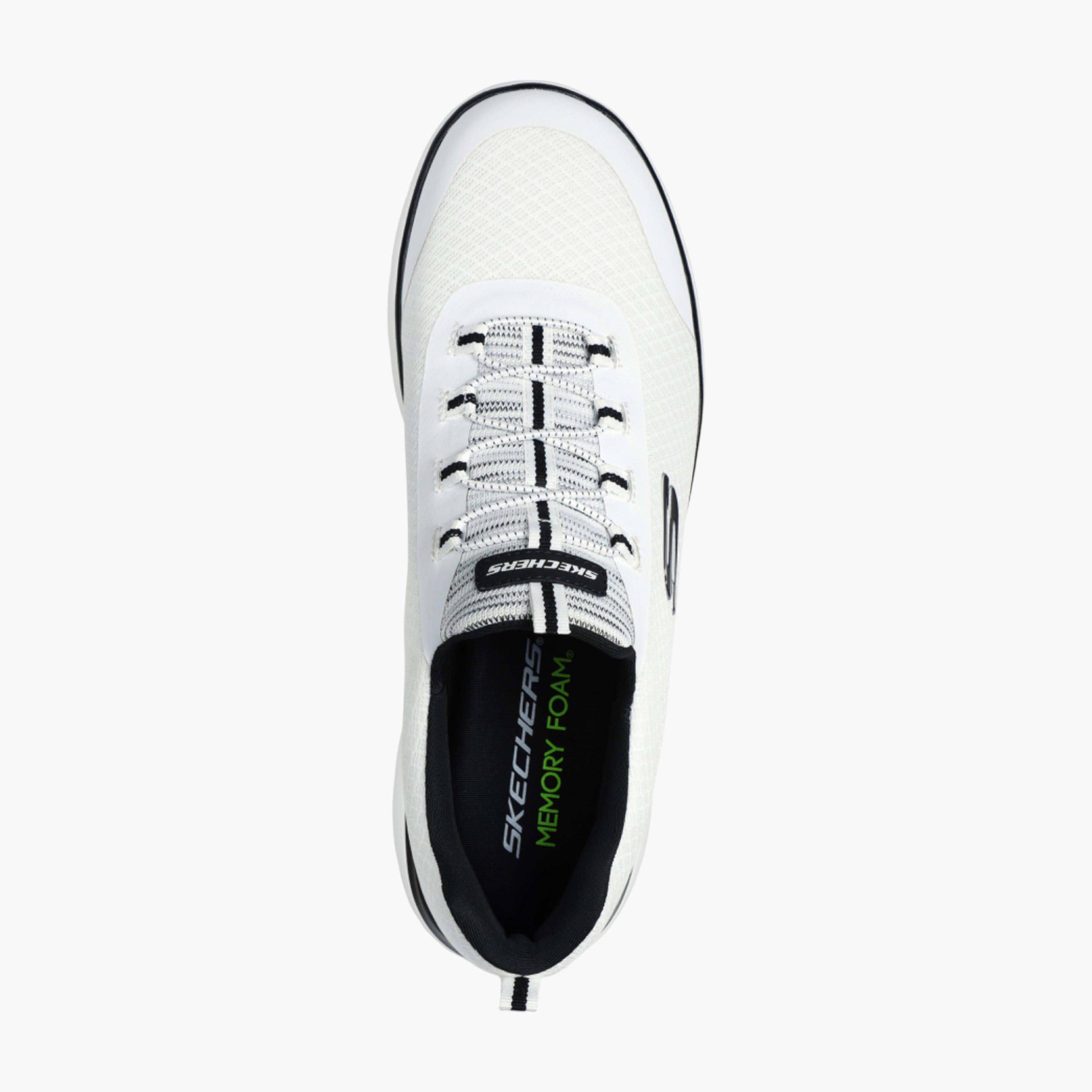 Skechers Men's SUMMITS REPINSK Lace-Up Sports Shoes - 232060-WBK-sports-men-shoes-image-2