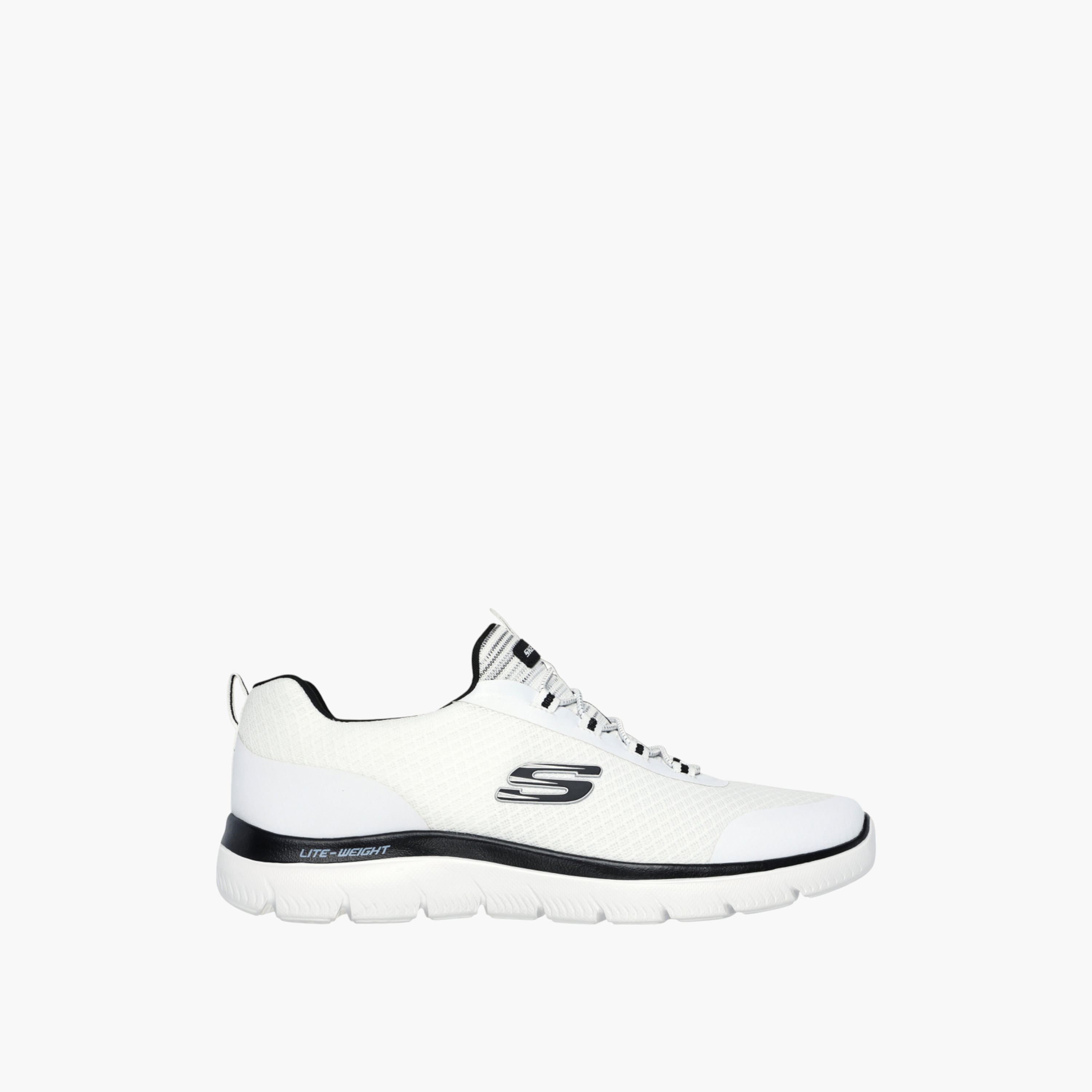 Skechers Men's SUMMITS REPINSK Lace-Up Sports Shoes - 232060-WBK-sports-men-shoes-image-5