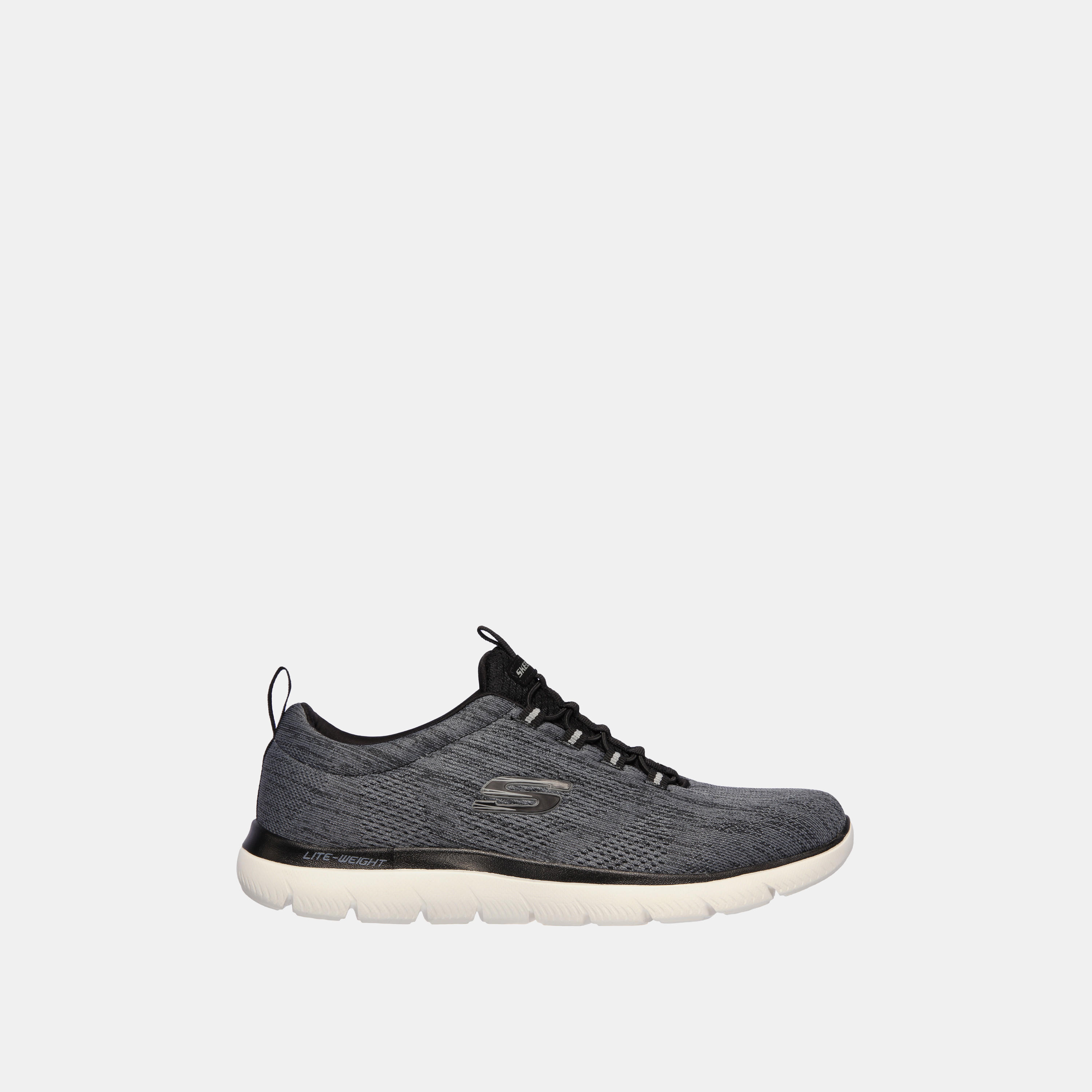 Skechers Men's Textured Slip-on Walking Shoes - Summits Louvin-sports-men-shoes-image-2