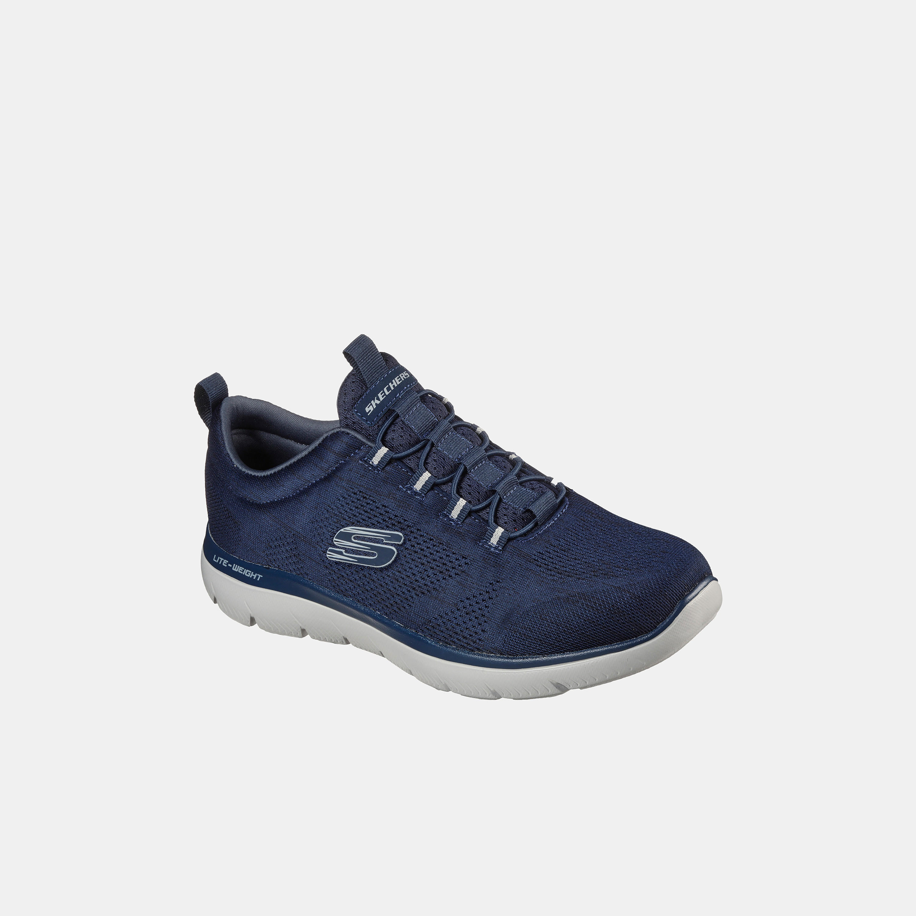 Skechers Men's Summits Slip-On Lace-Up Shoes - 232186-NVY-sports-men-shoes-image-1