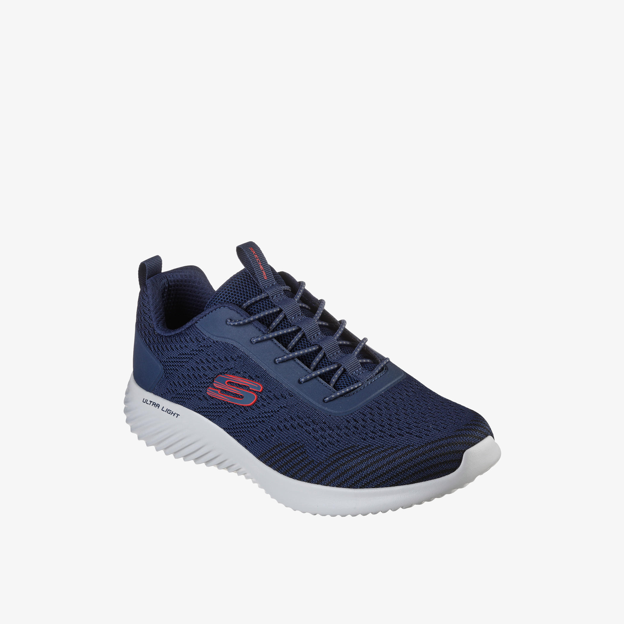 Skechers Men's Textured Slip-On Walking Shoes - BOUNDER-sports-men-shoes-image-1