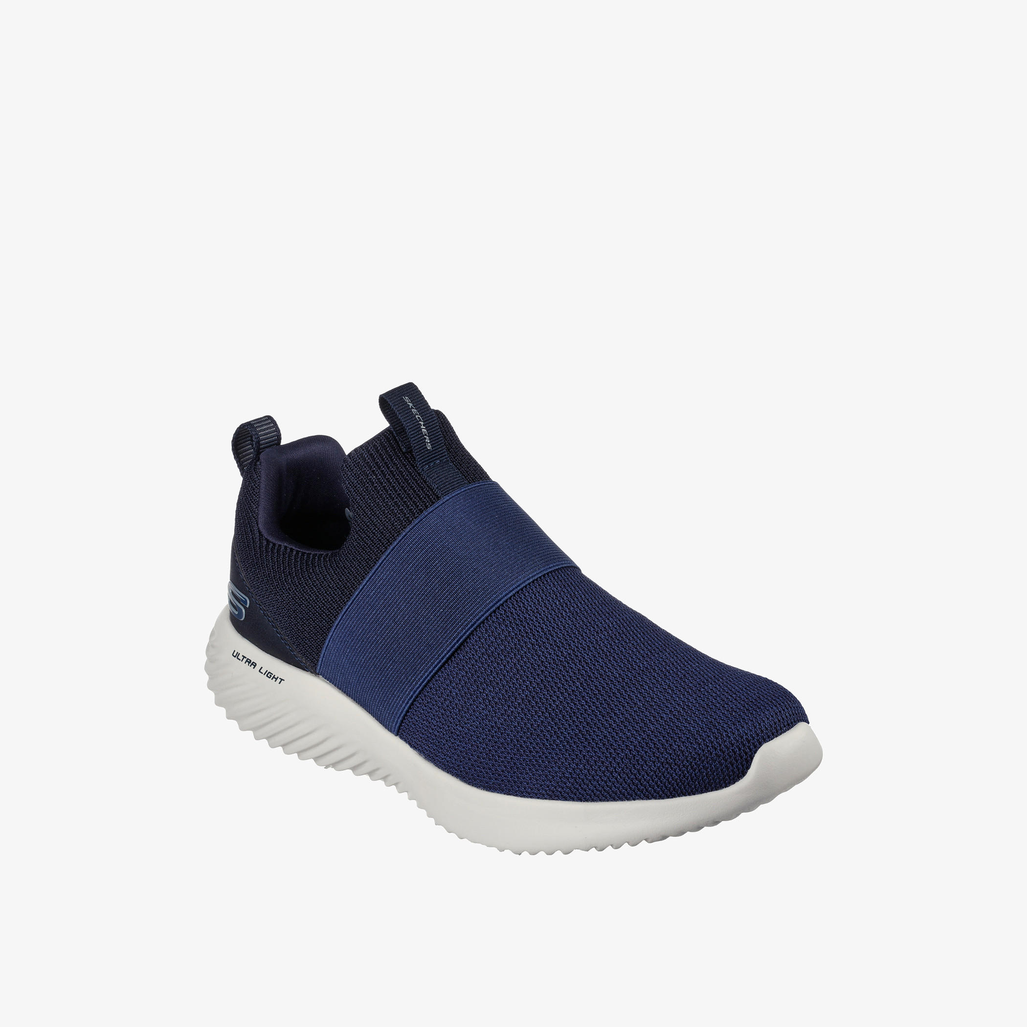Skechers Men's Textured Slip-On Sports Shoes with Pull Tabs - BOUNDER INSHORE-sports-men-shoes-image-1