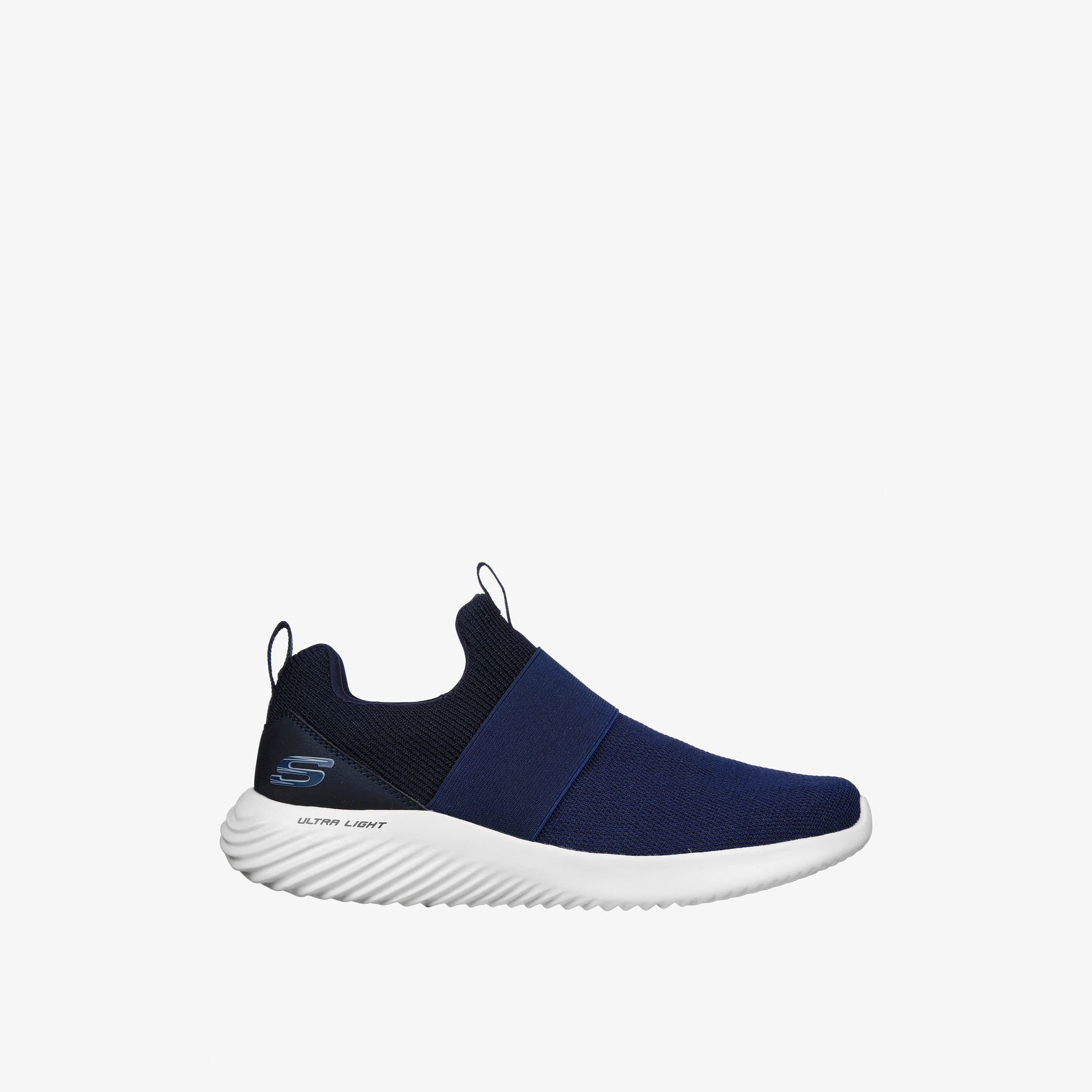 Skechers Men's Textured Slip-On Sports Shoes with Pull Tabs - BOUNDER INSHORE-sports-men-shoes-image-2