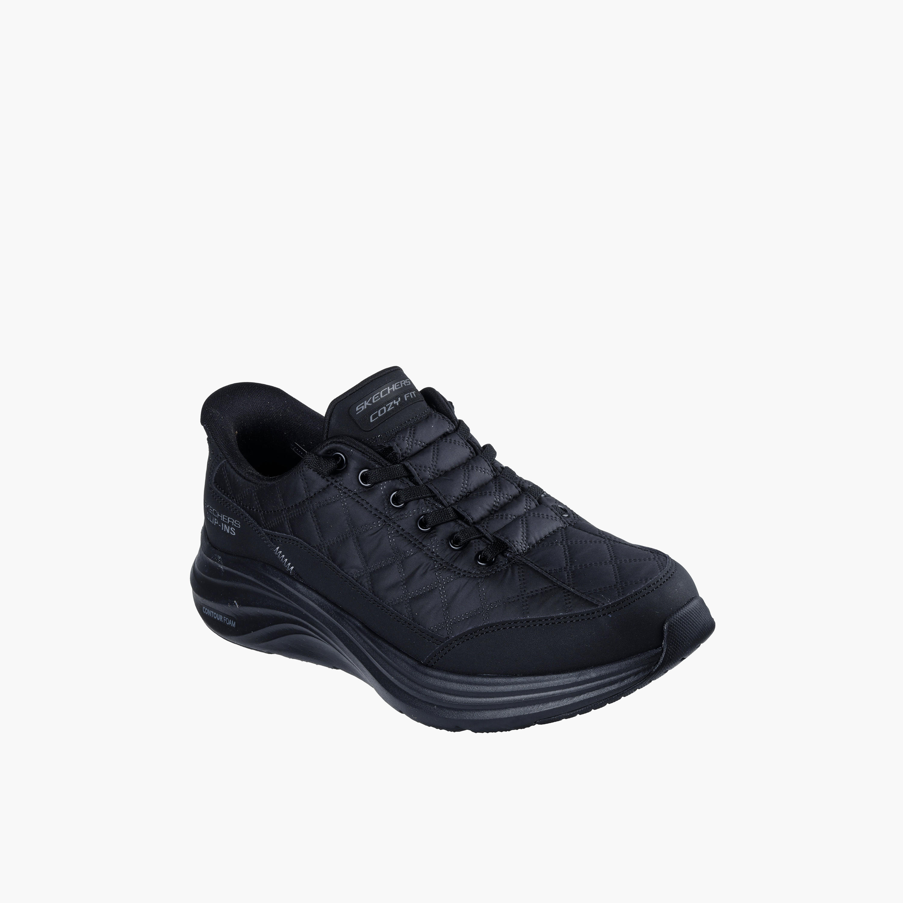 Skechers Men Vapor Foam Bungee Lace-Up Sports Shoes-sports-men-shoes-image-1