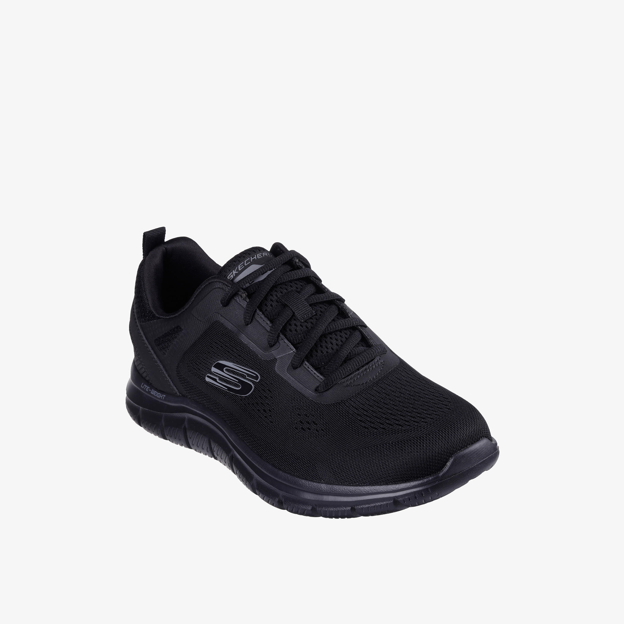 Skechers Men's Logo Print Sports Shoes with Lace-Up Closure - TRACK BROADER-sports-men-shoes-image-1