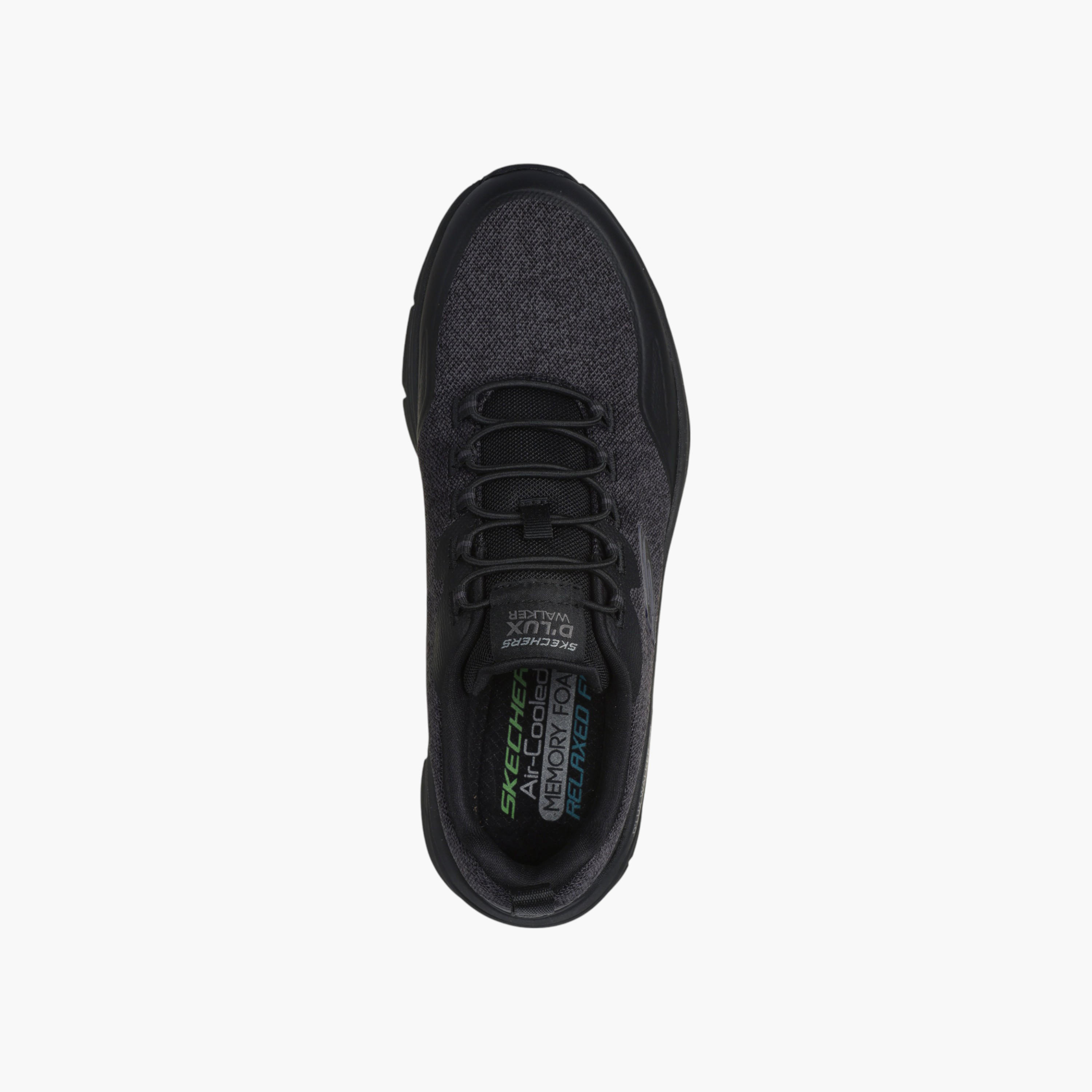 Skechers Men's D LUX WALKER 2.0 Lace-Up Sports Shoes - 232719-BBK-sports-men-shoes-image-3