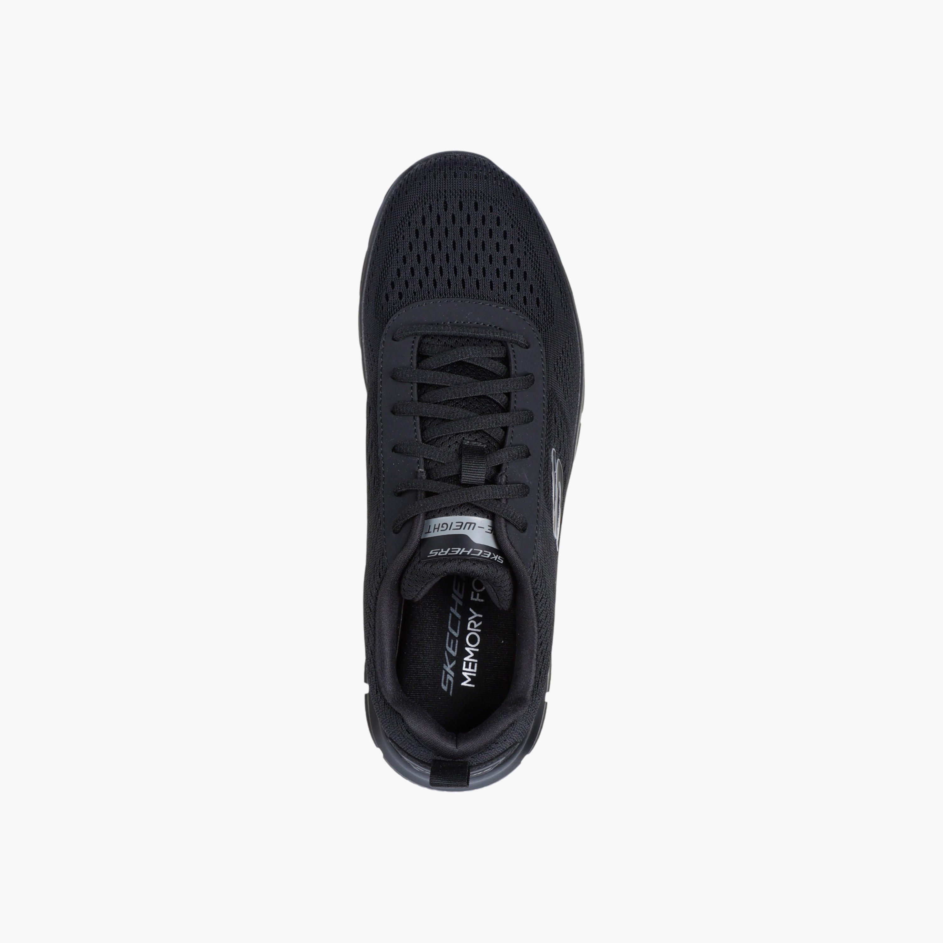Skechers Men's TRACK Lace-Up Sports Shoes - 232758-BBK-sports-men-shoes-image-3